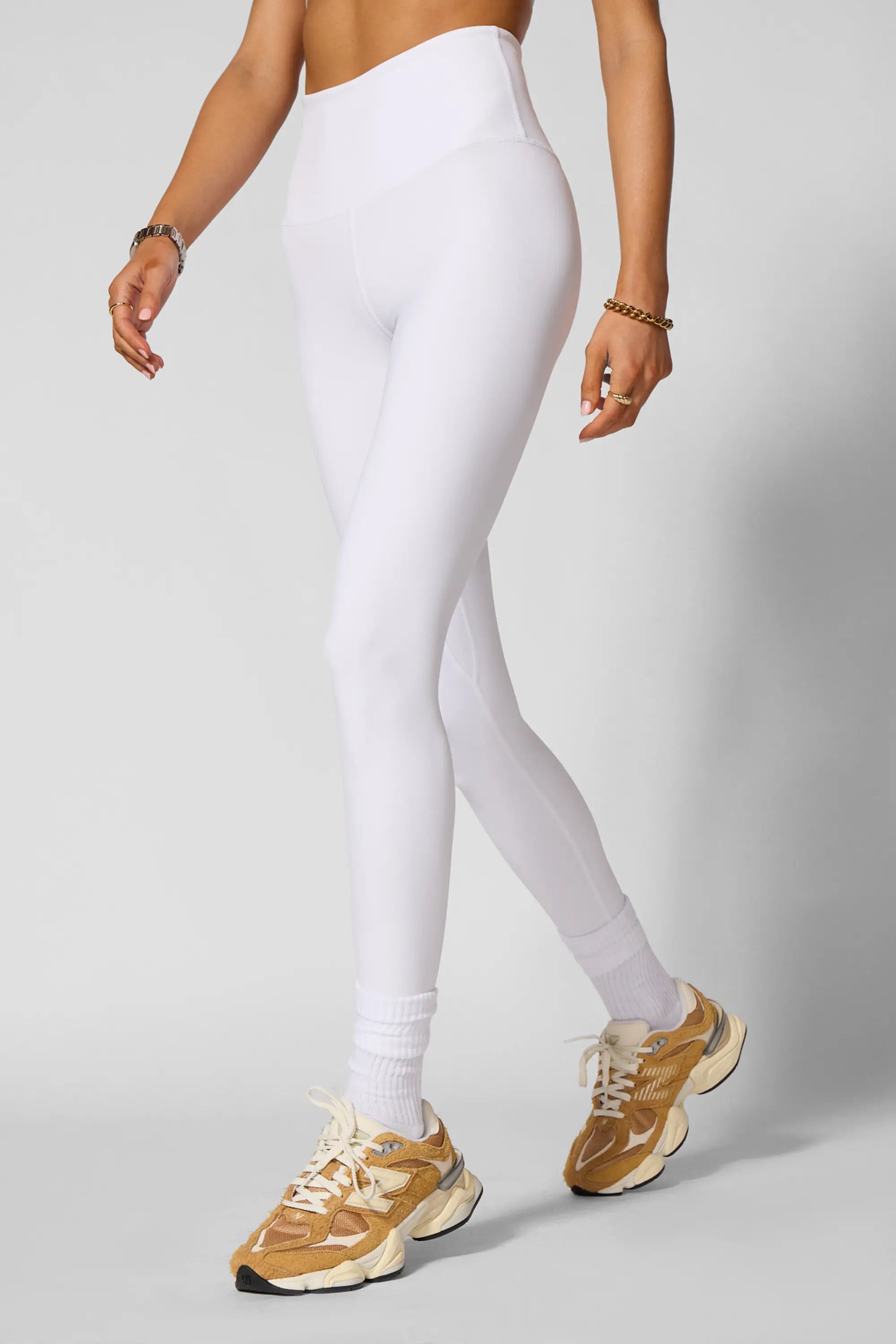 Legging de escultura - White brillante