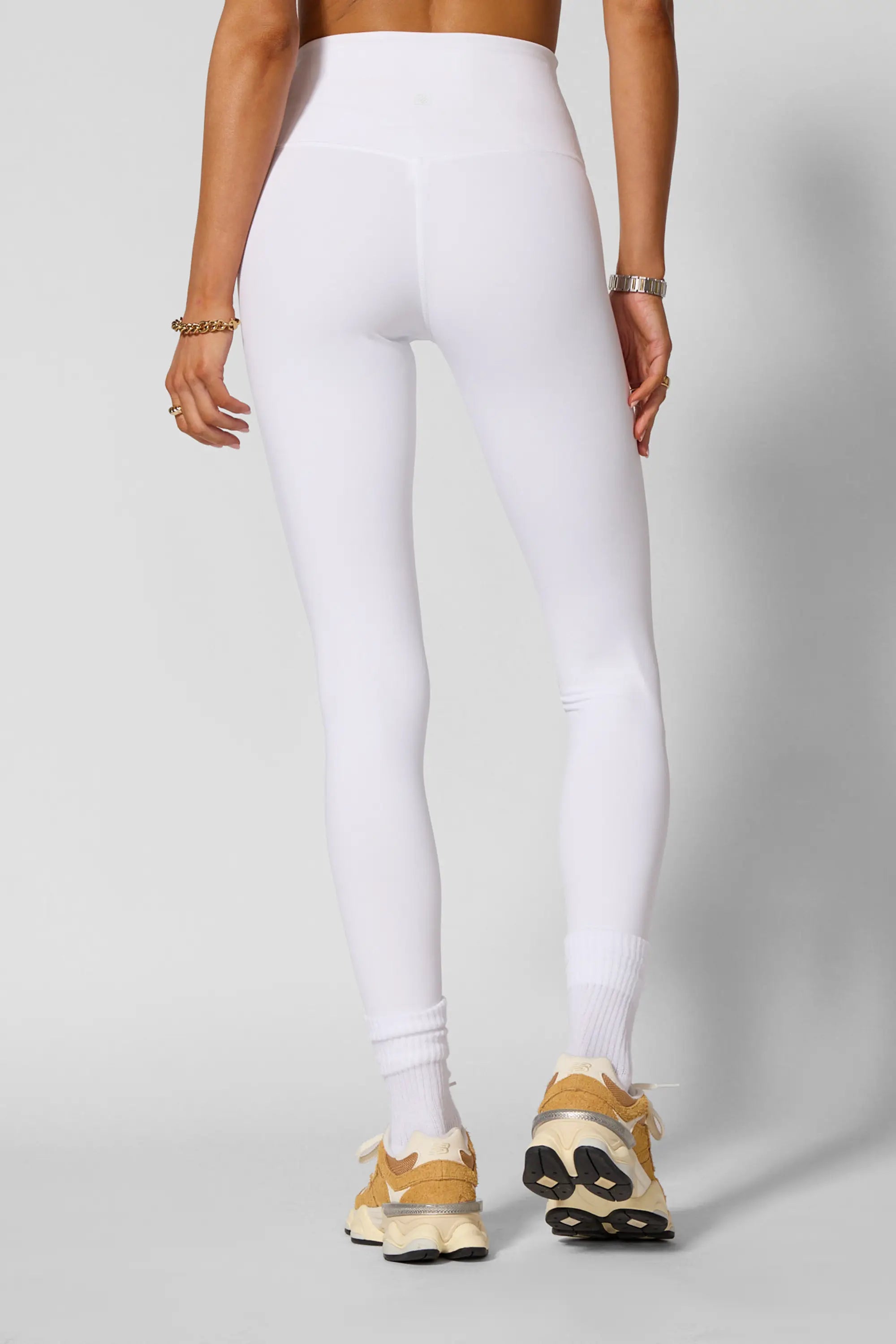 Legging de escultura - White brillante