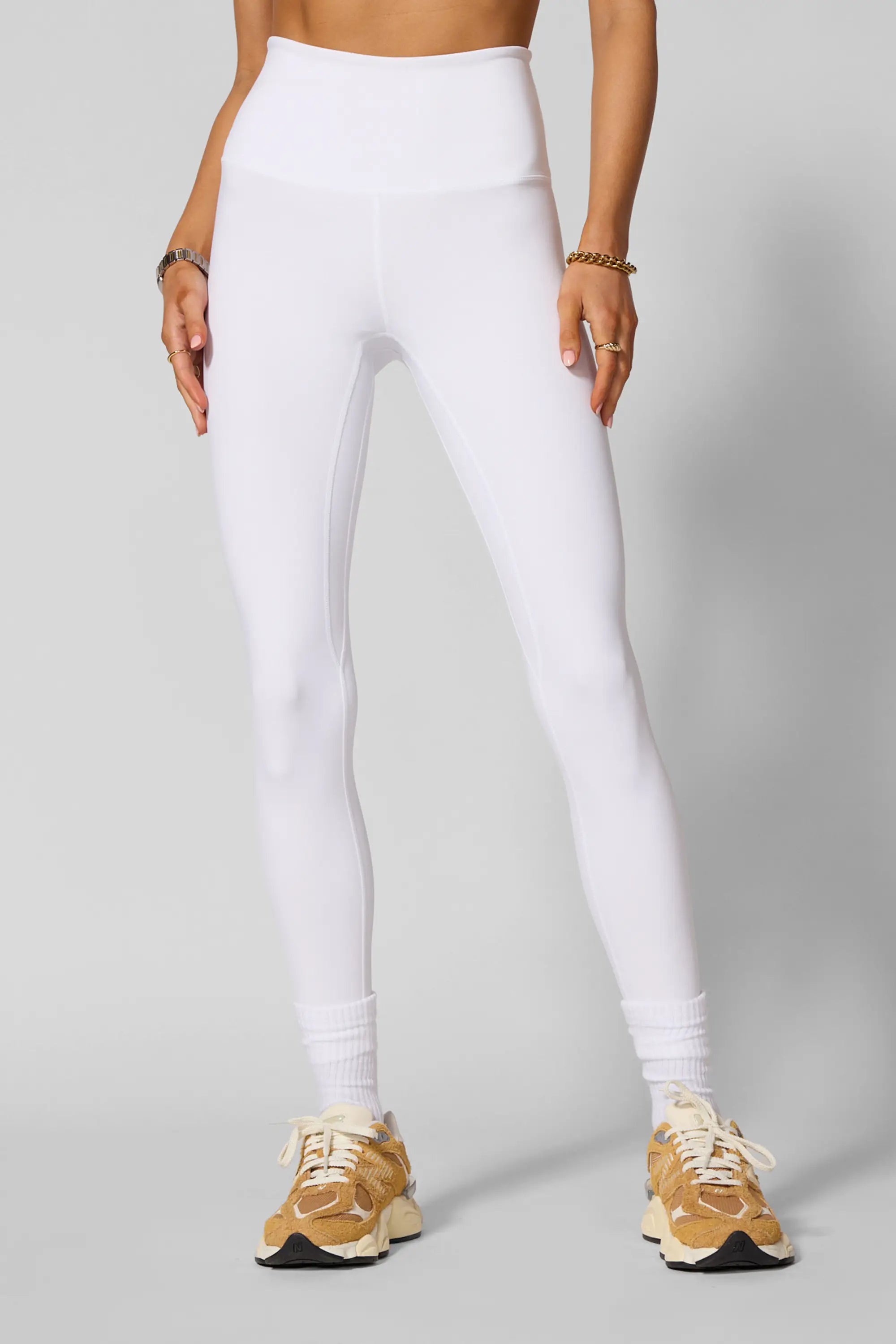 Legging de escultura - White brillante