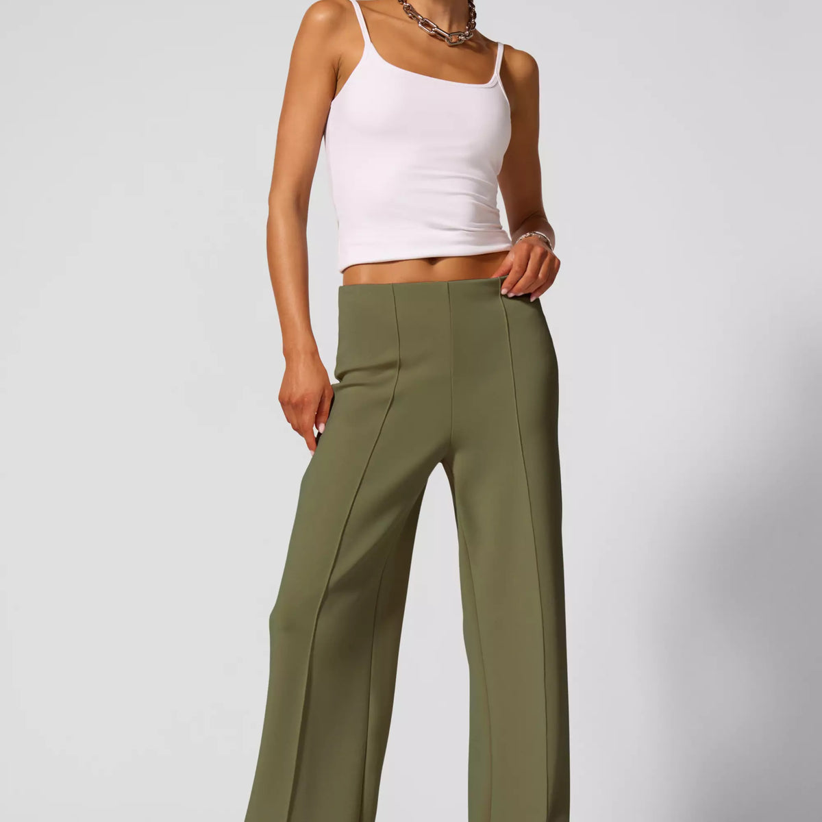 Wide Leg Pant - Ivy Green | MPG Sport