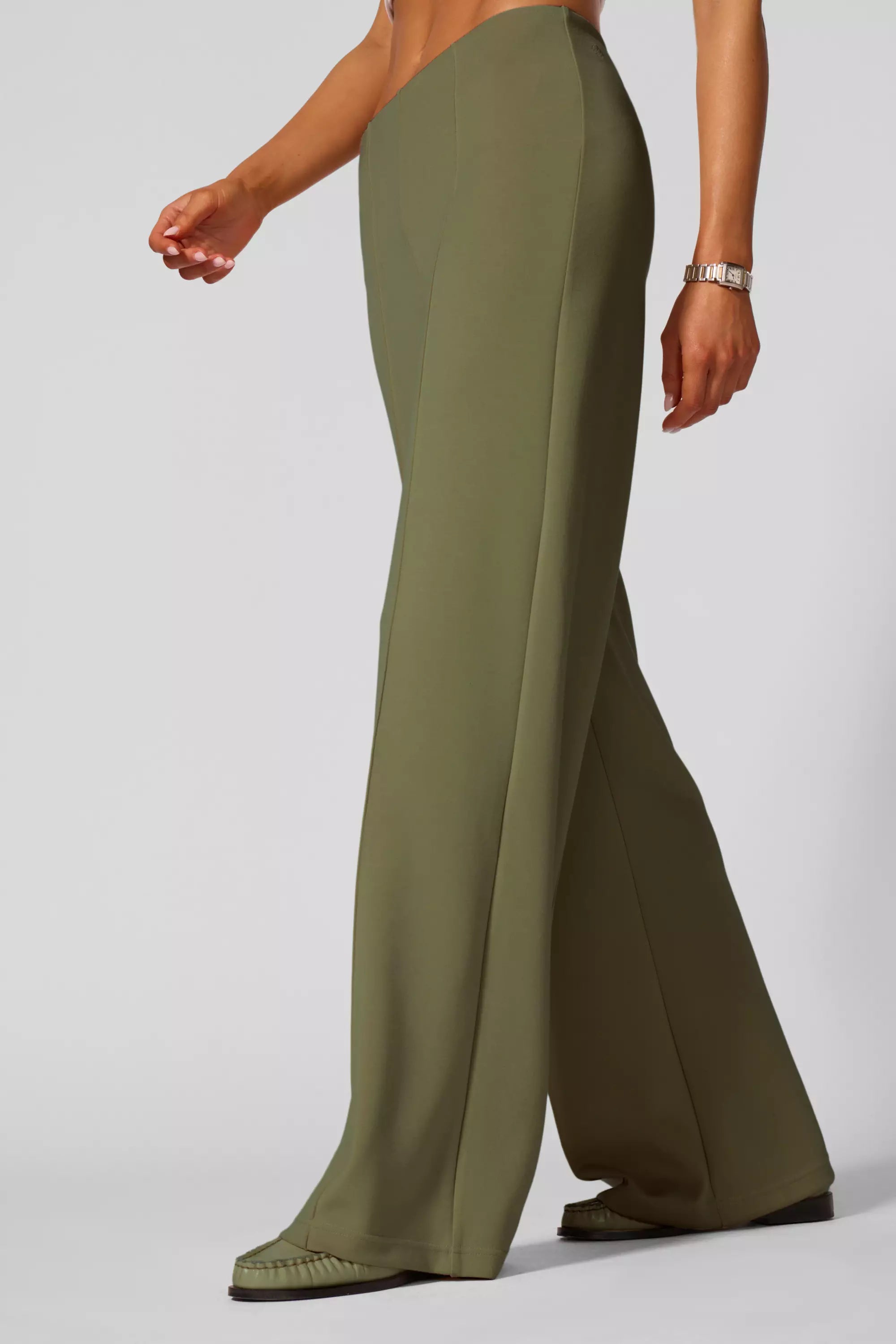 Wide Leg Pant - Ivy Green