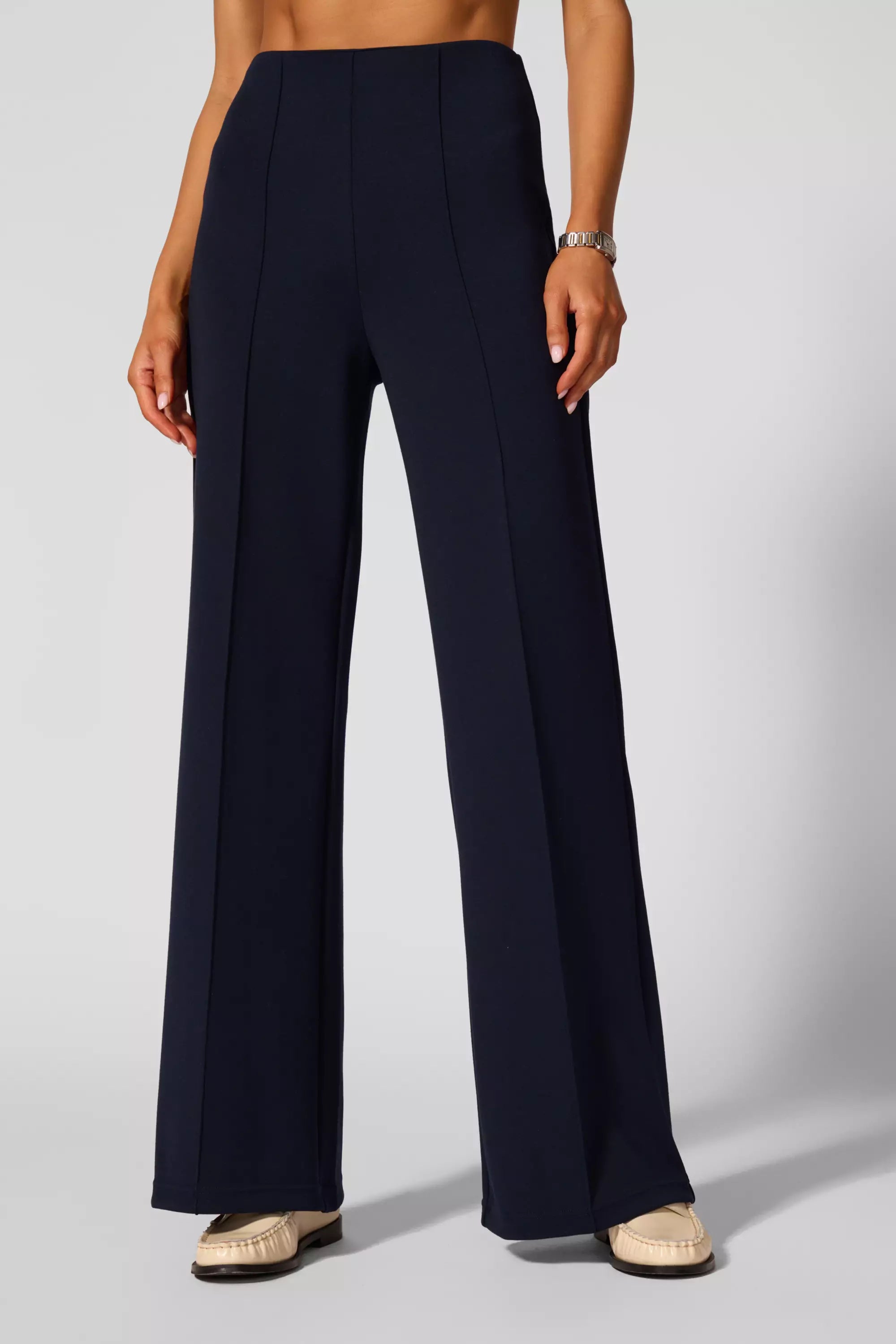 Pantalon de jambe large - Navy Blazer