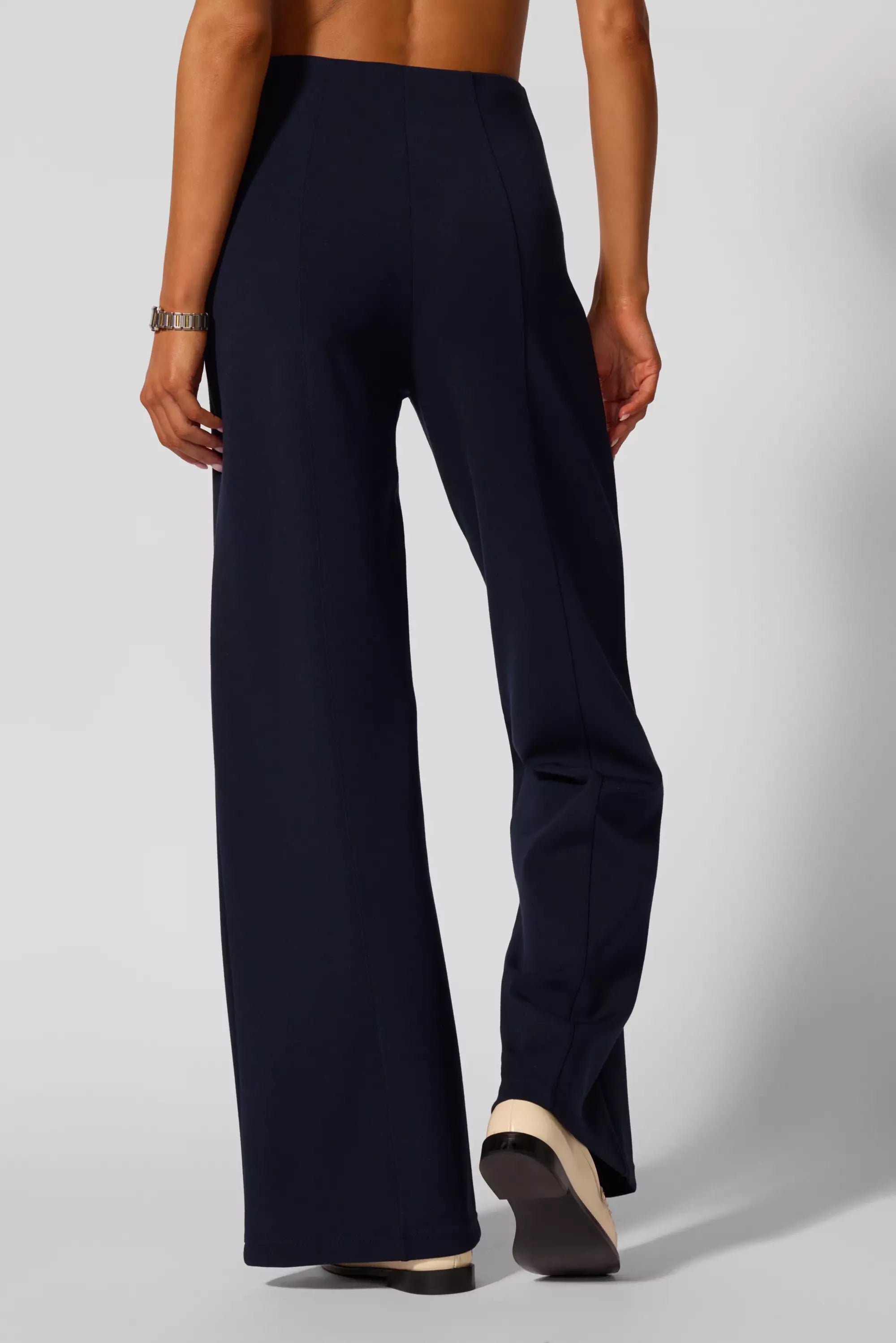 Wide Leg Pant - Navy Blazer