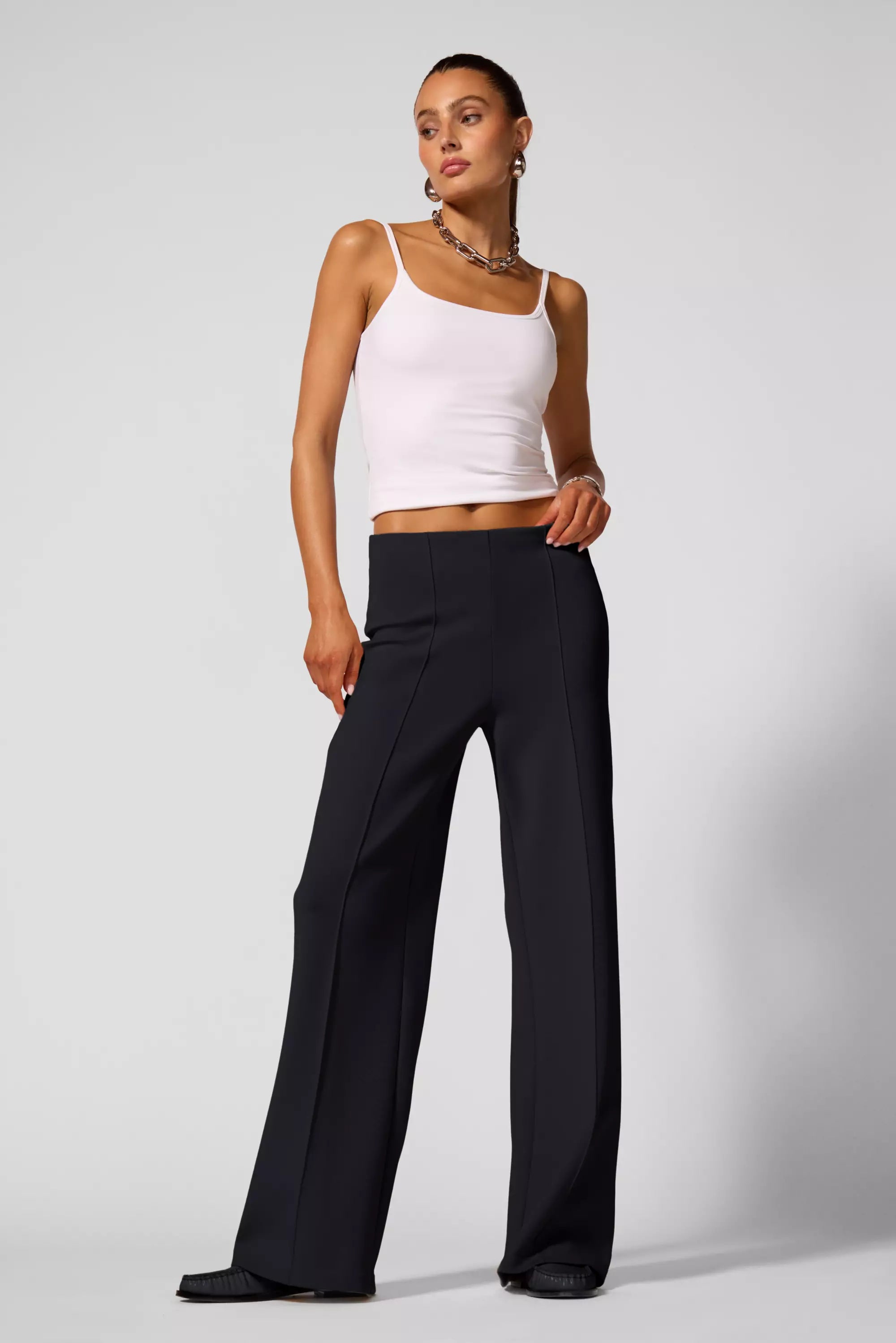 Wide Leg Pant - Black