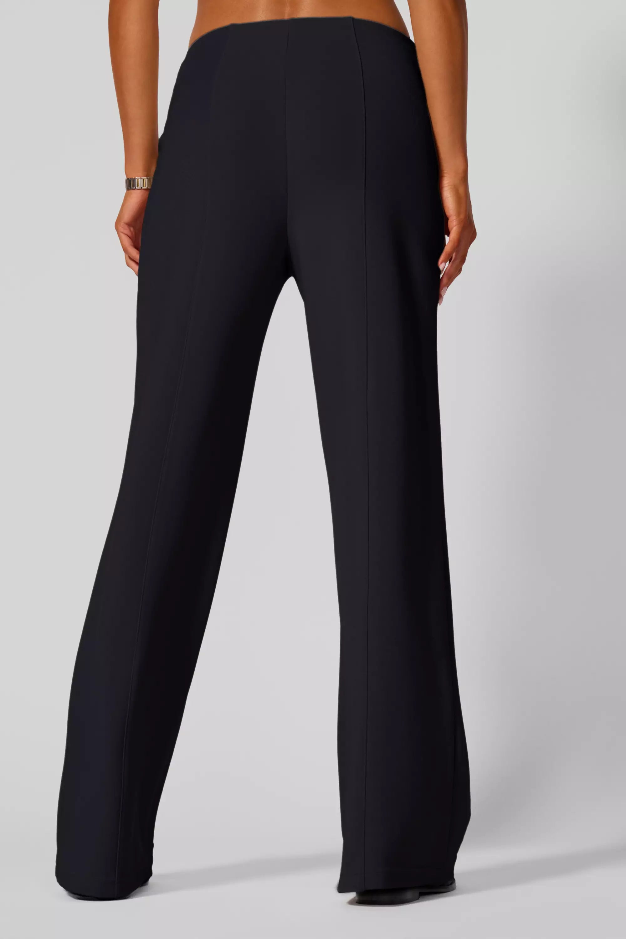 Pantalón de pierna ancha - negro