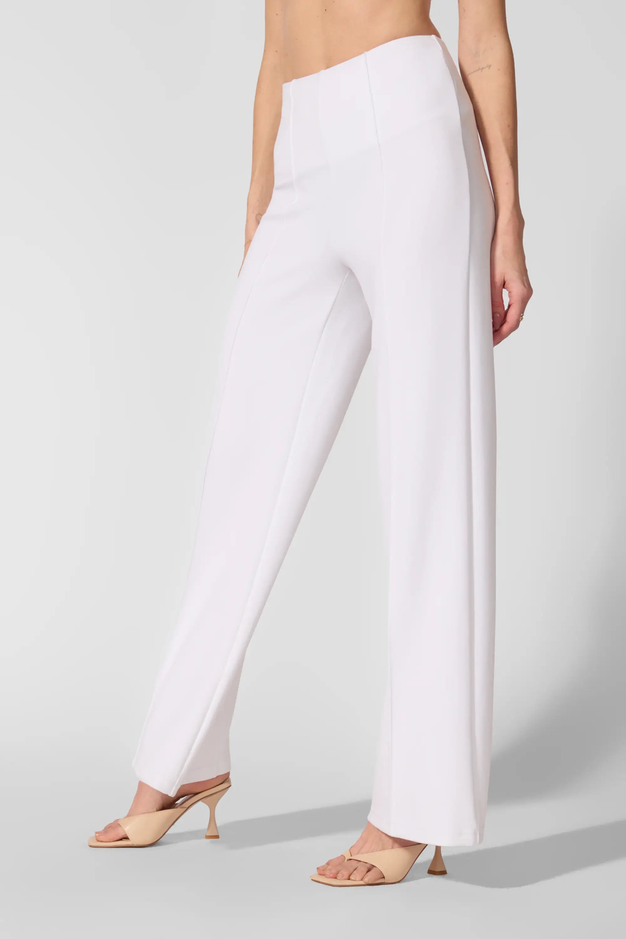 Wide Leg Pant - Brilliant White