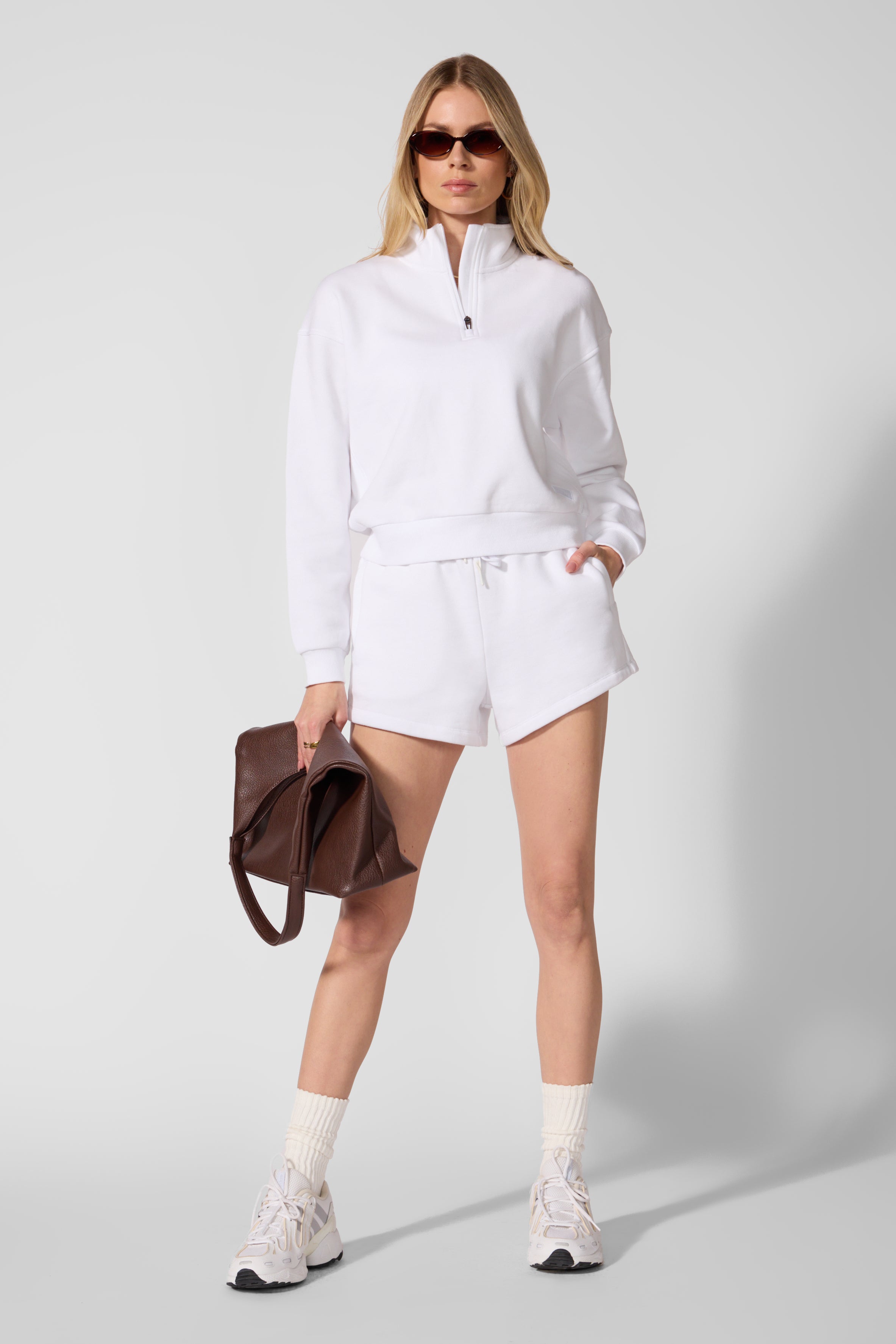 Luxefleece Sweat Short - Brilliant White