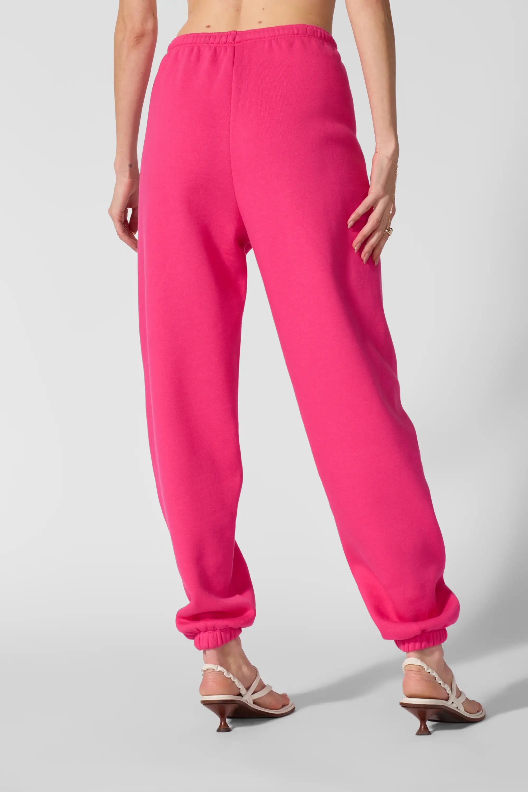 Luxefleece Boyfriend Sweatpant - Fuchsia Purple