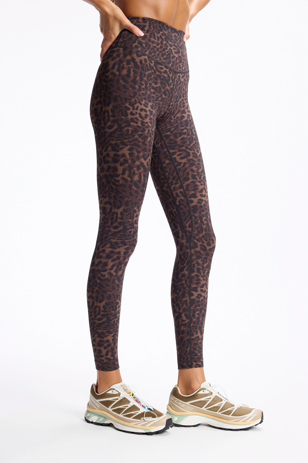 Printed Legging - Caribou Leopard