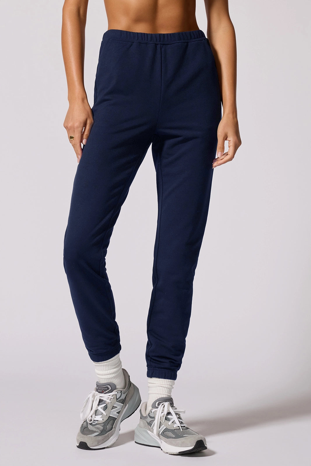 Cozy Fleece Slim Sweatpant - Navy Blazer