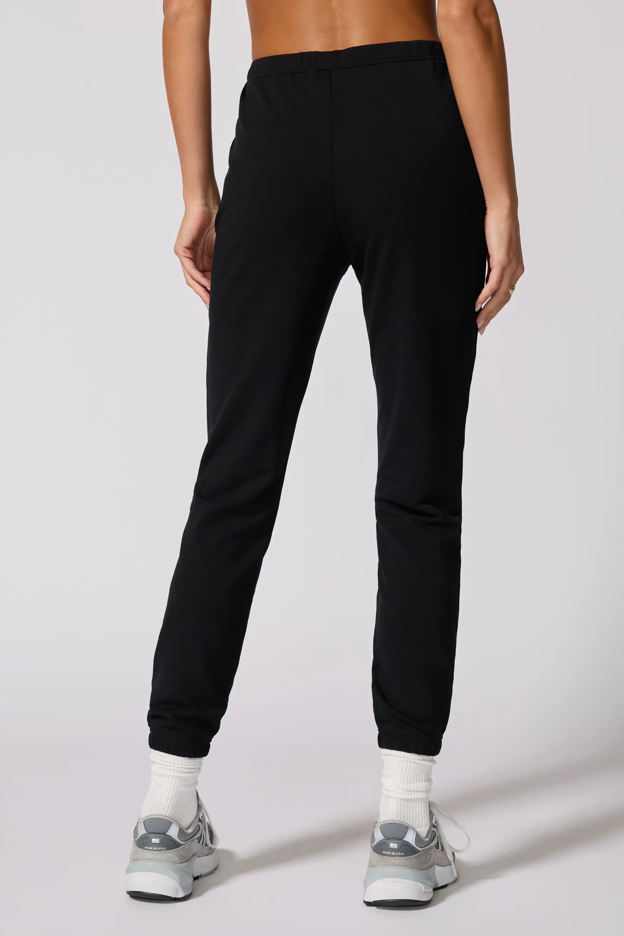 Cozy Fleece Slim Sweatpant - Black