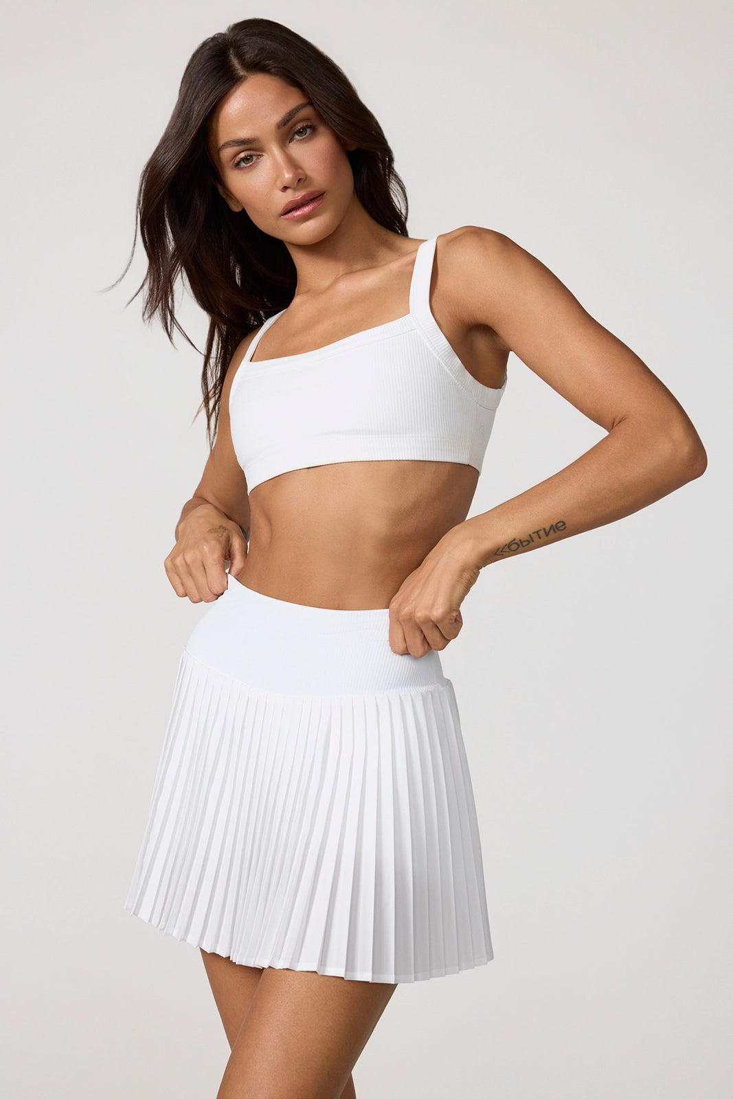Club Micro Pleated Skort - Brilliant White