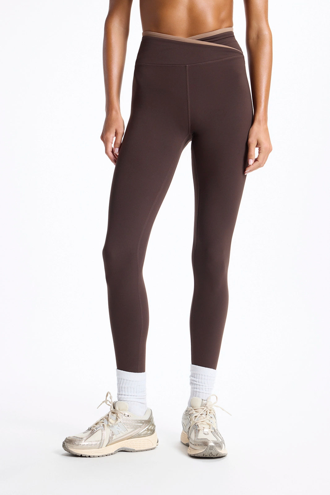 Cloud Two Tone Legging - Java/Brownie