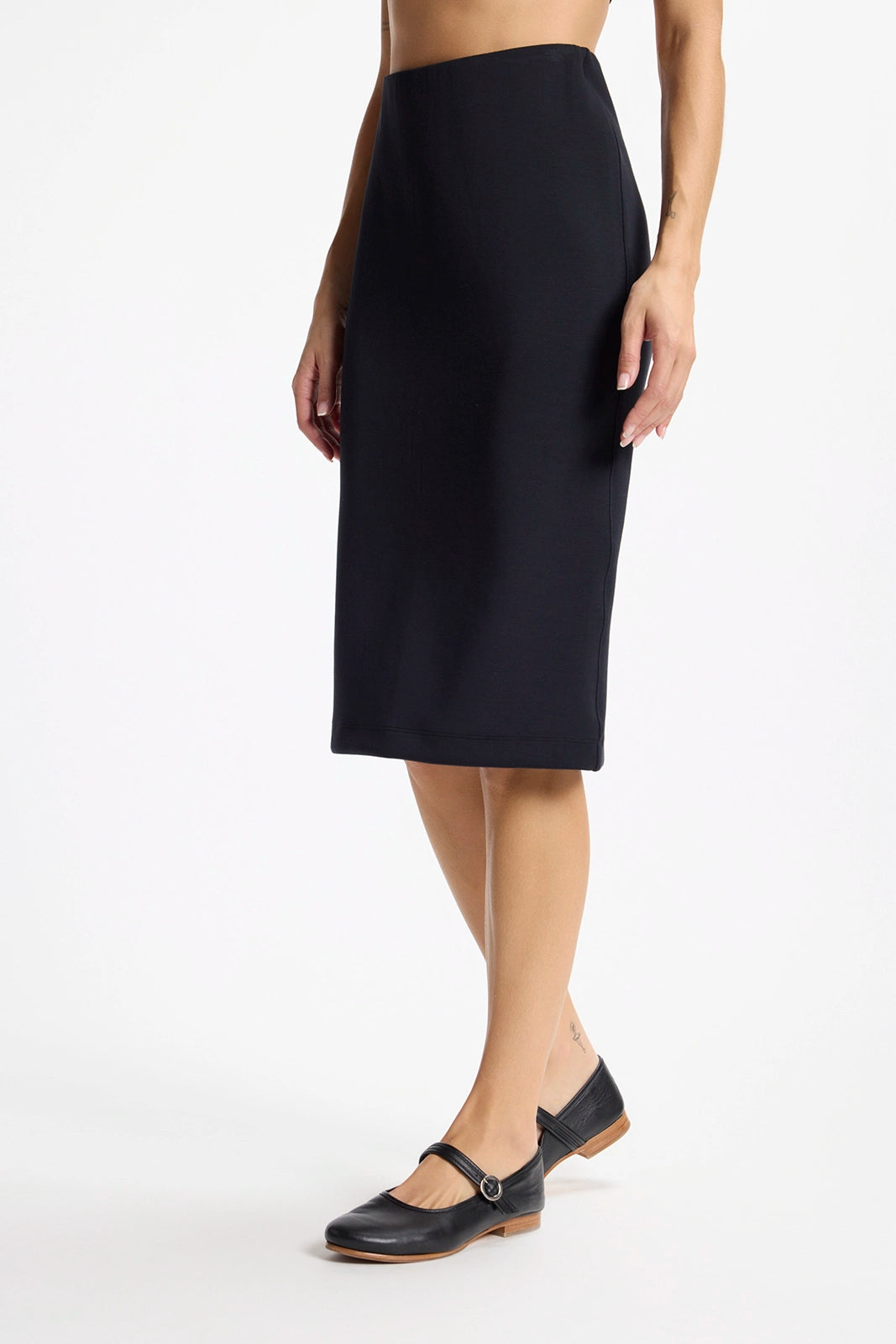 Dreamweave™ Pencil Skirt - Black