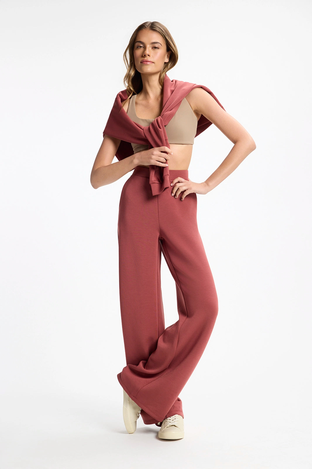 Dreamweave™ Wide Leg Pant - Spiced Apple