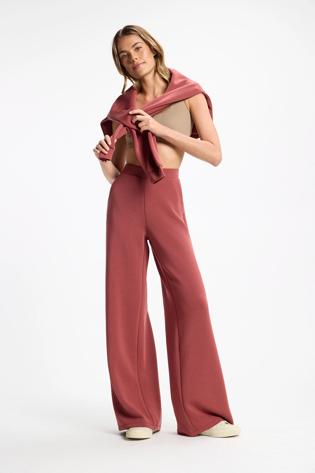 Dreamweave™ Wide Leg Pant - Spiced Apple