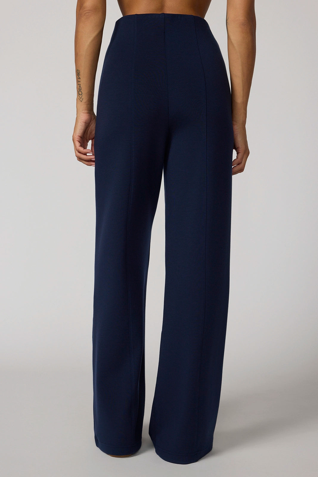 Performance Wide Leg Pant - Navy Blazer