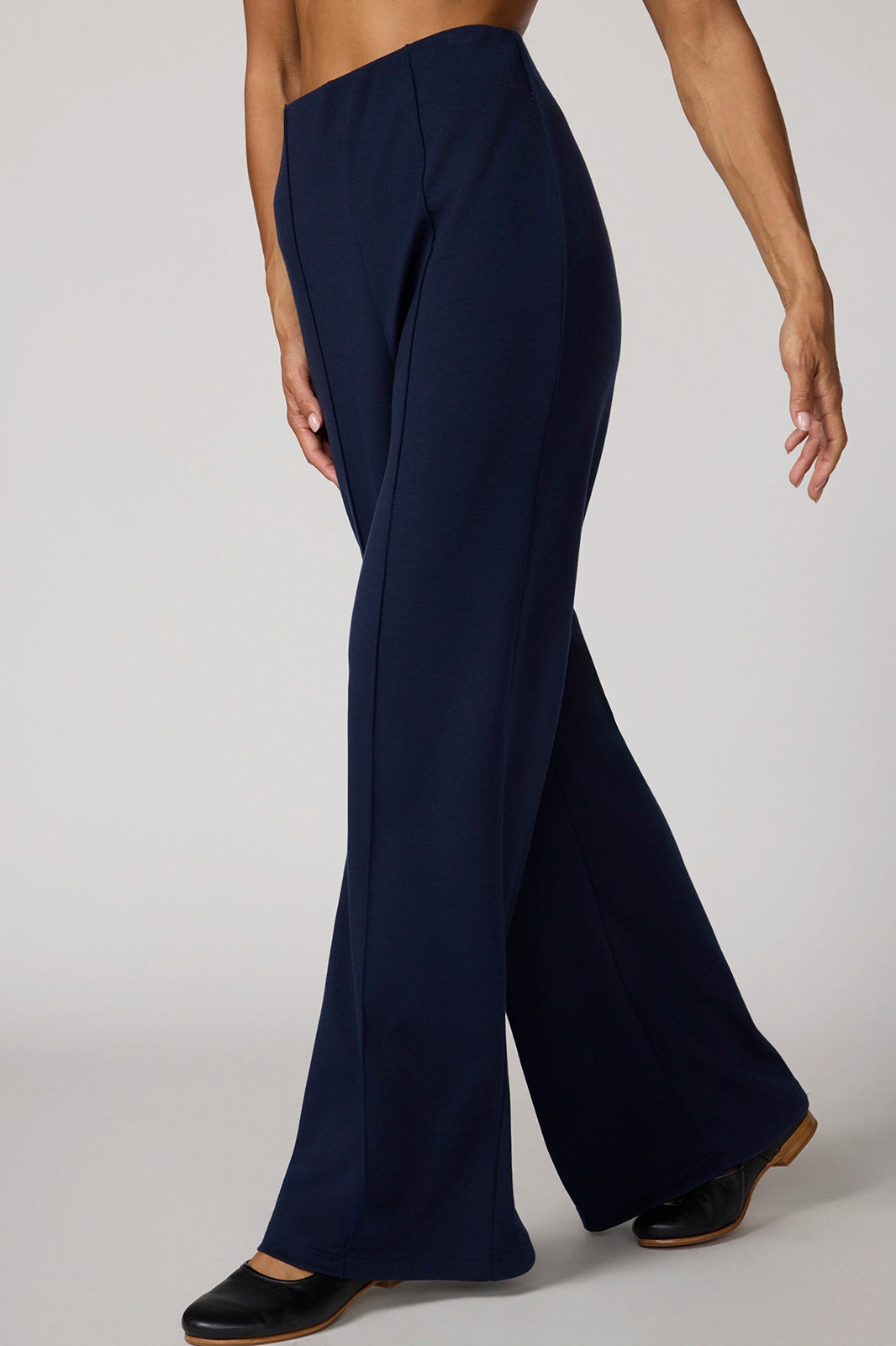 Performance Wide Leg Pant - Navy Blazer