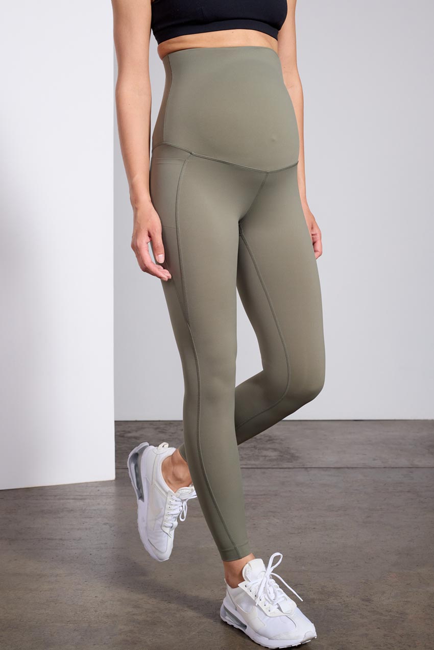 Nike One (m) High-waisted leggings (maternity) 50% Recycled Polyester in  Blue | Lyst