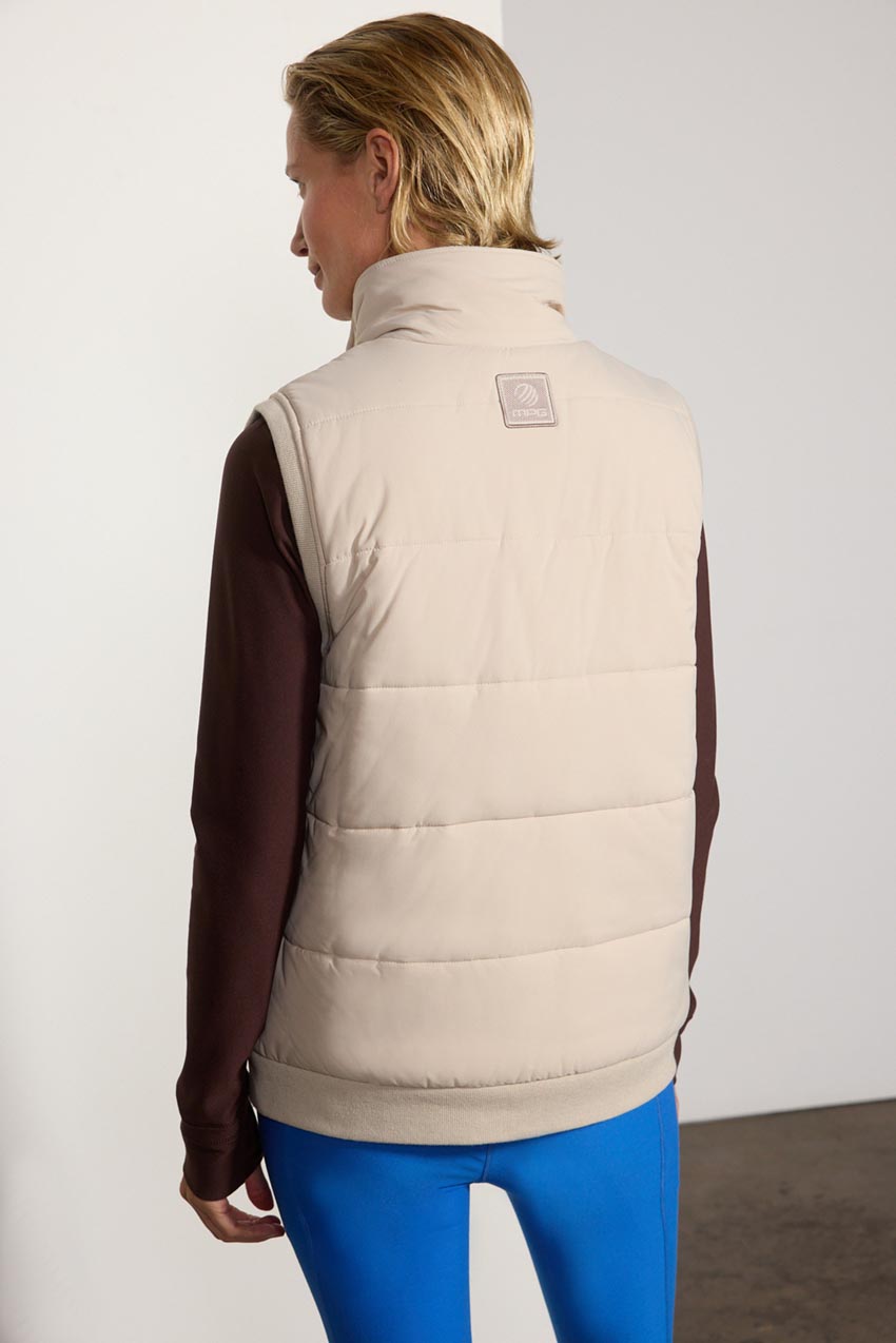 Integrate Reversible Puffer and Fleece Vest