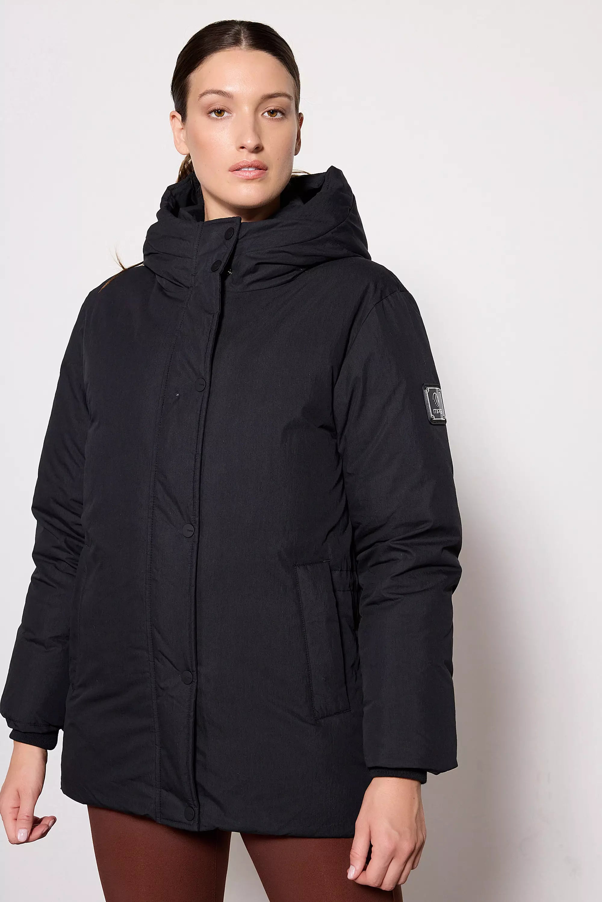 RDS Down Hip -Length Puffer - Negro