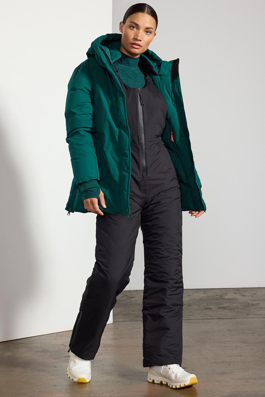 Invigorate RDS Down Hip-Length Puffer with Slits
