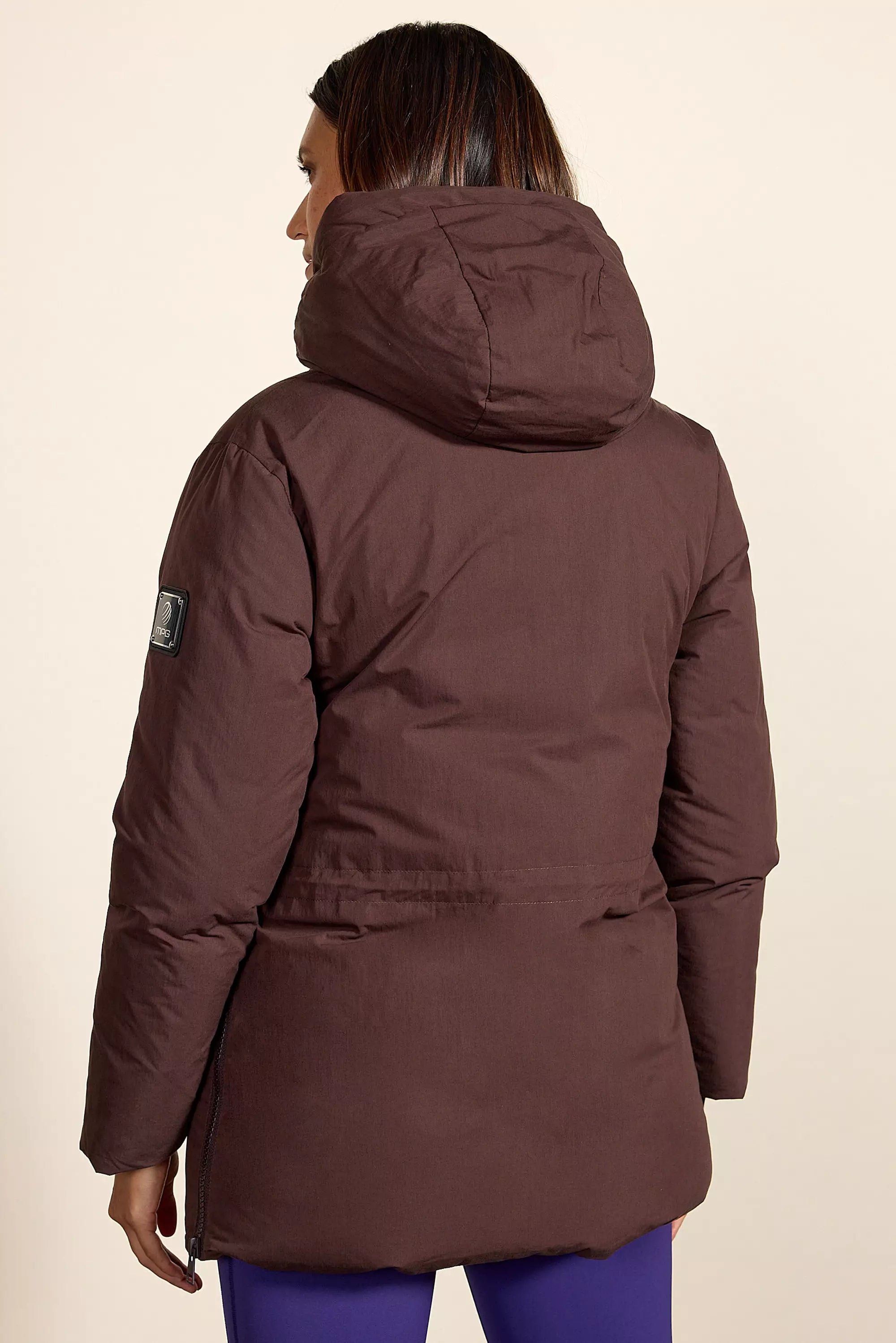 RDS Down Hip Lengther Puffer - Chocolate Brown