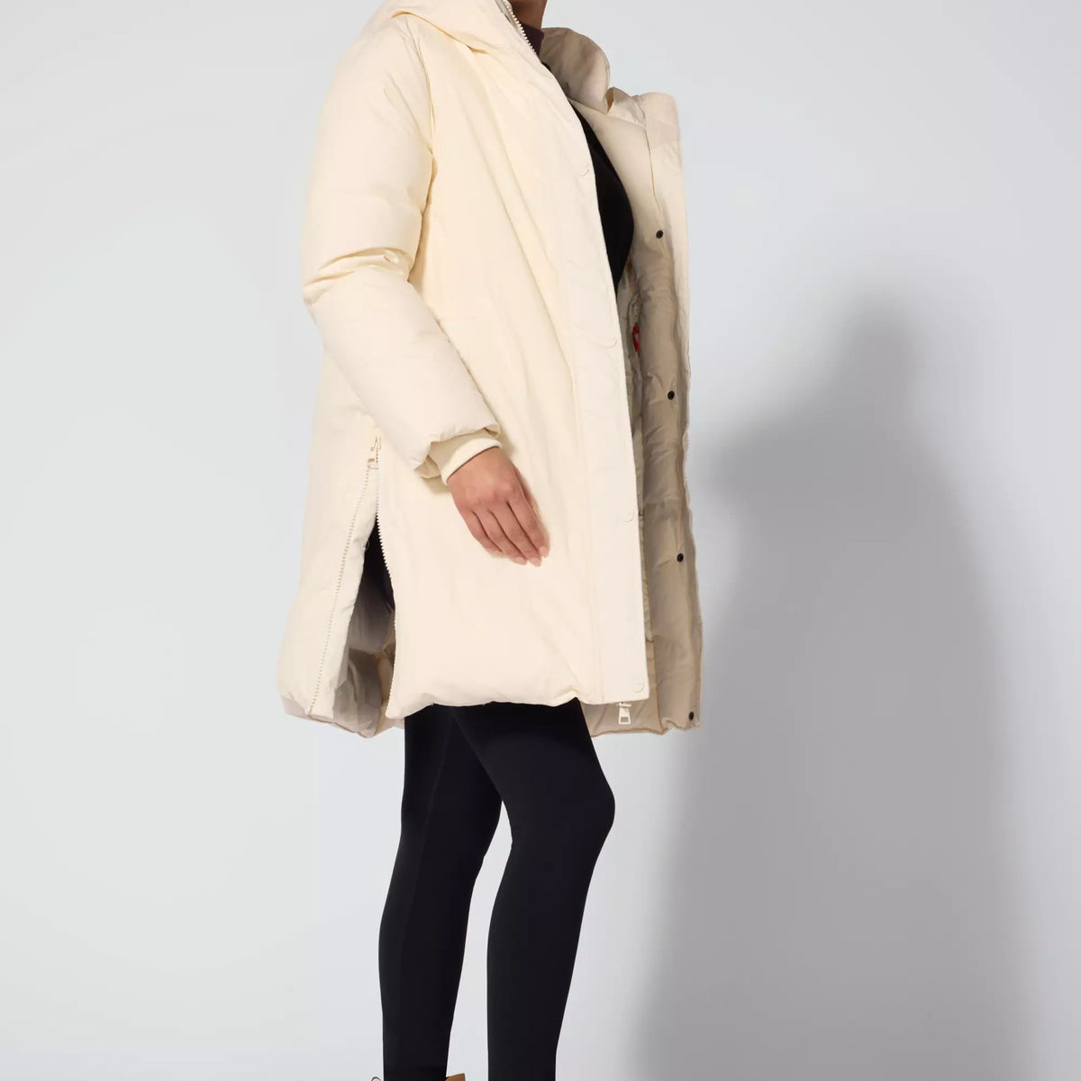 RDS Down Midi Puffer - Winter White | MPG Sport