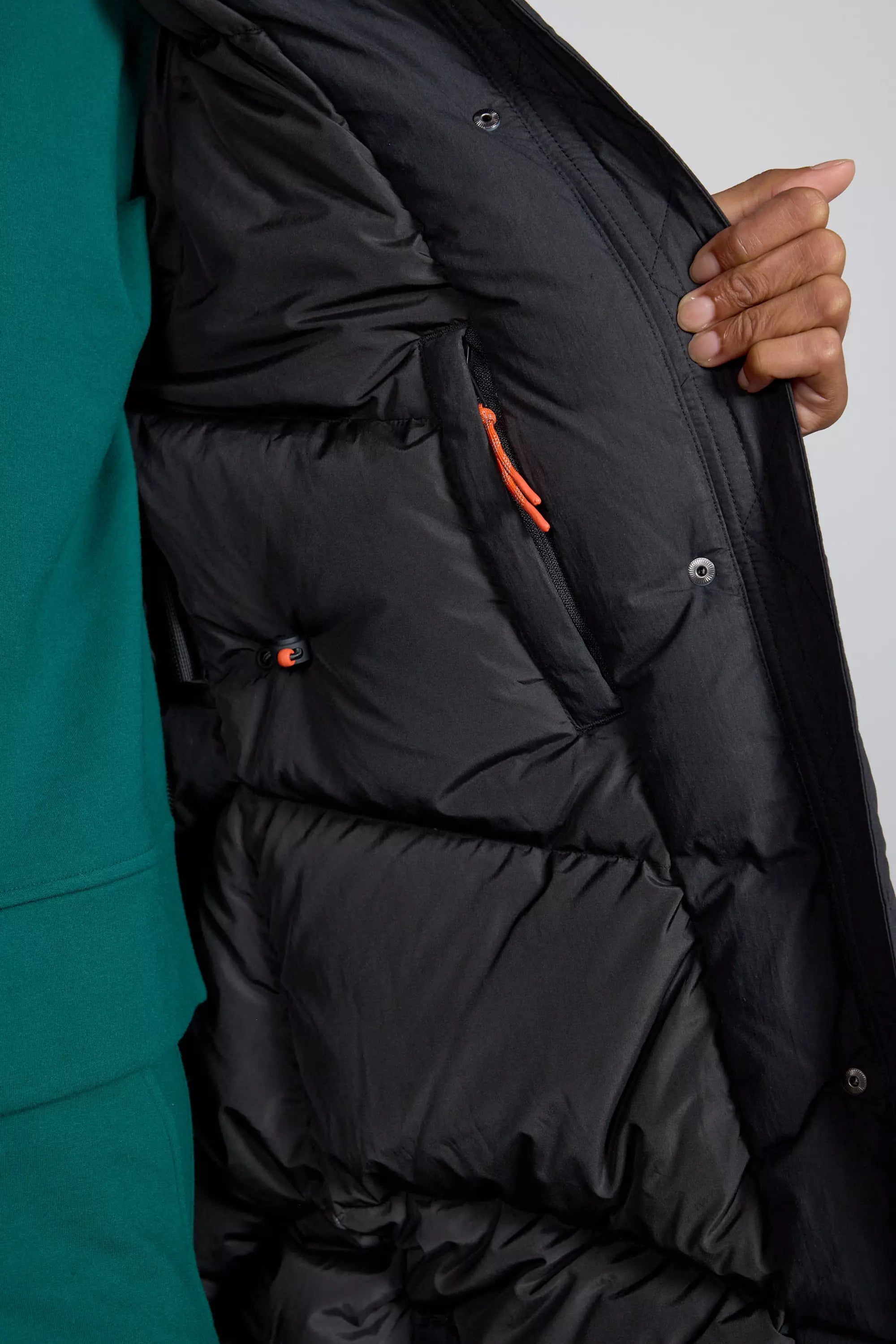 RDS Down Maxi Puffer - noir