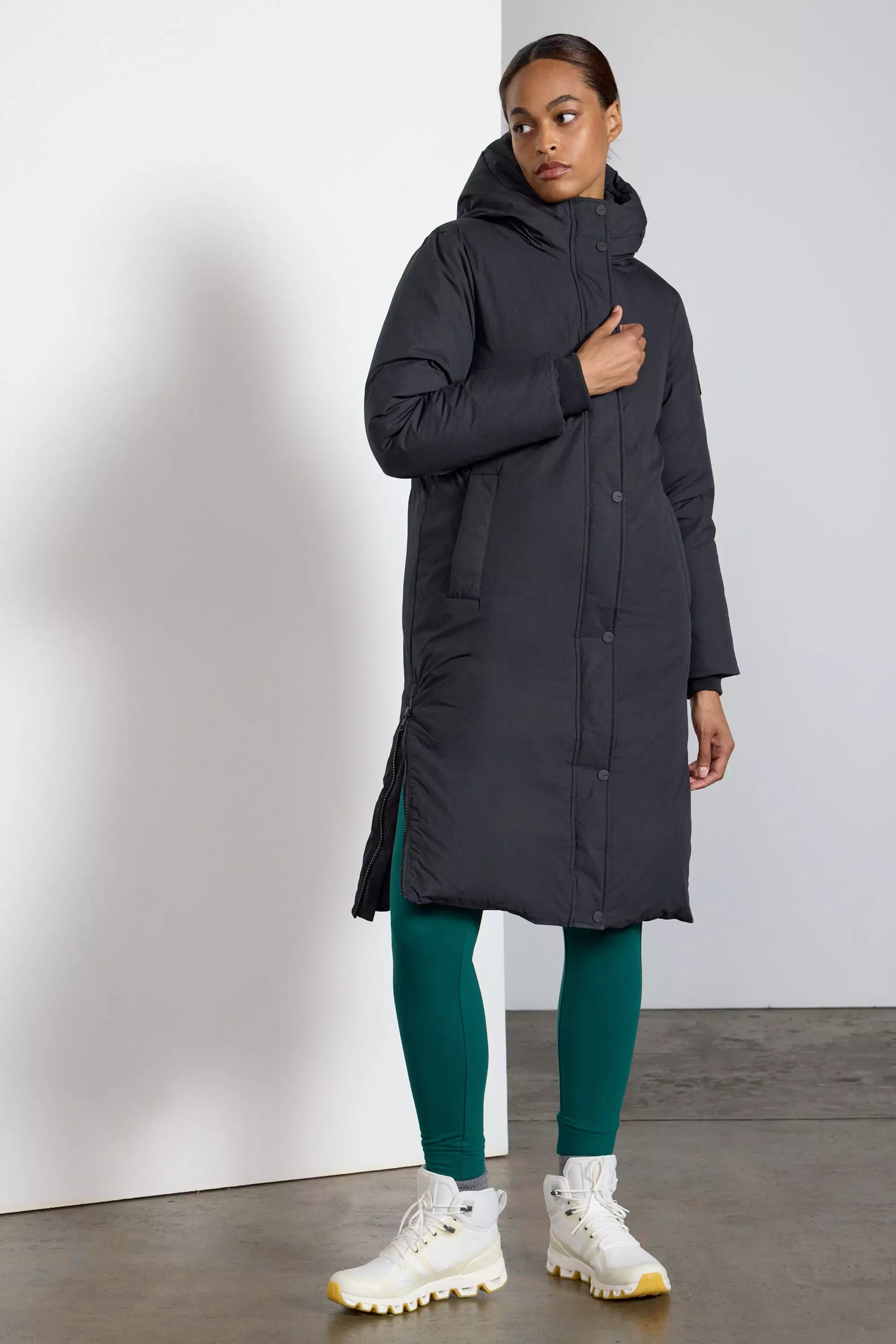 RDS Down Maxi Puffer - noir