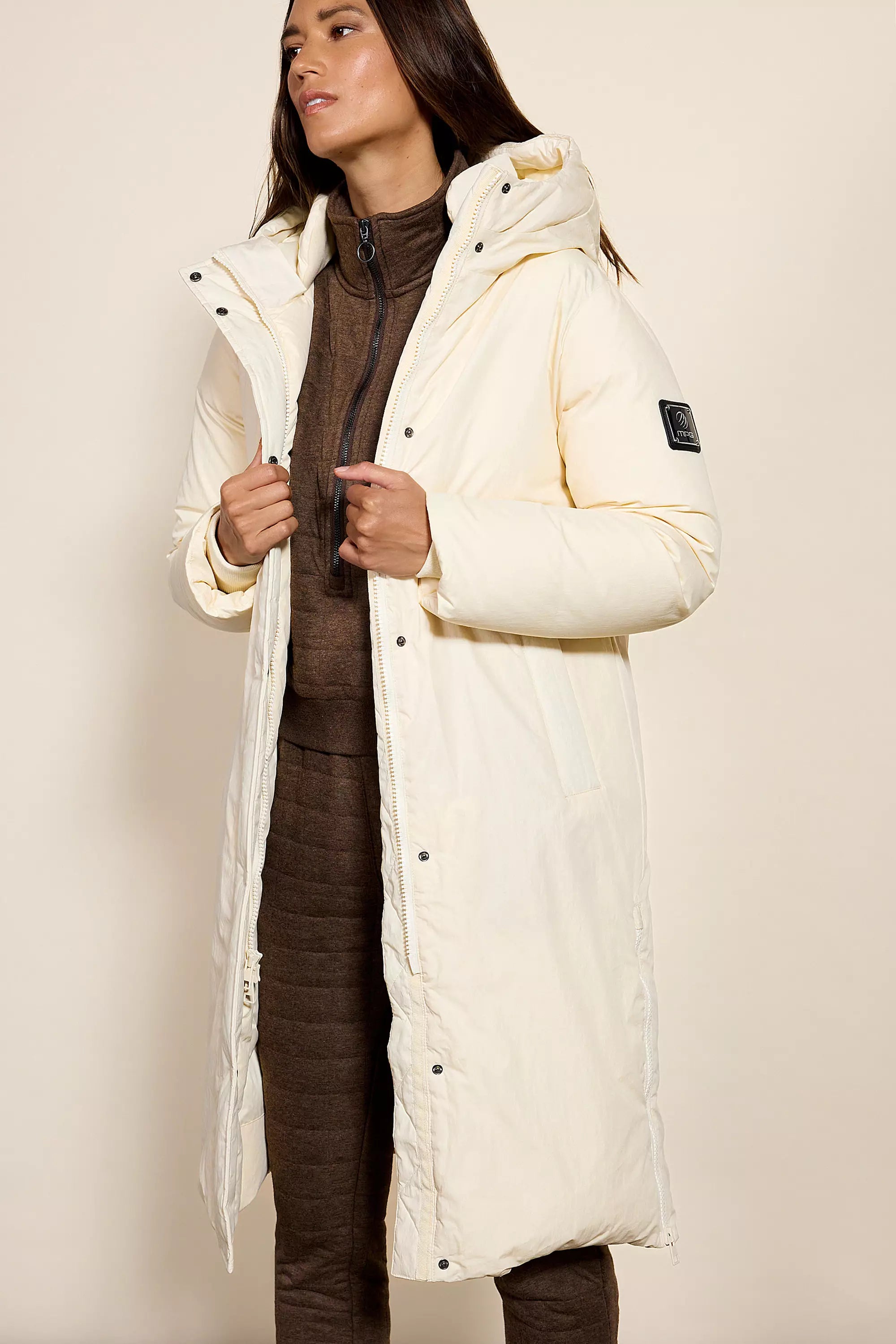 RDS Down Maxi Puffer - blanc d'hiver