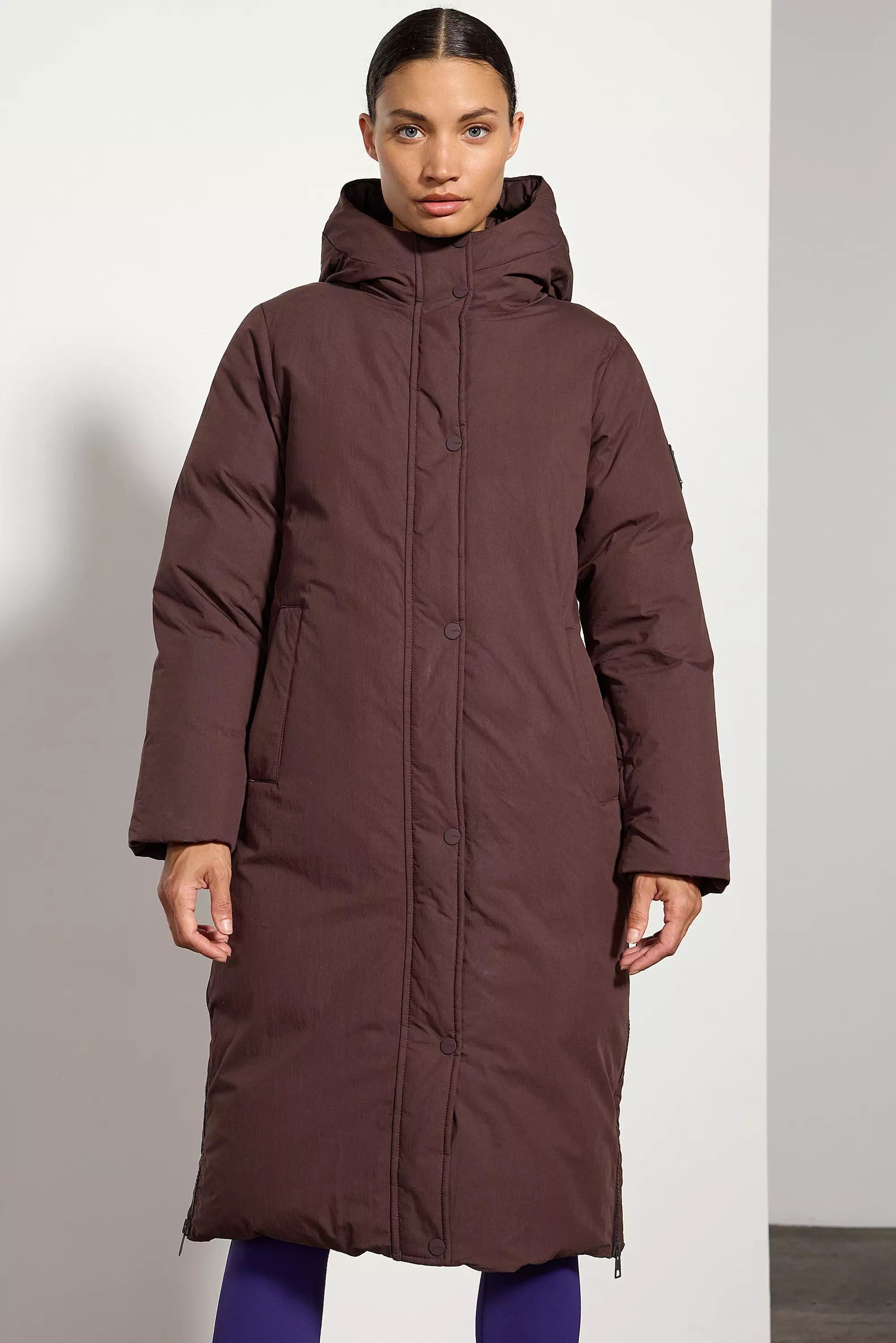 RDS Down Maxi Puffer - Chocolate Brown