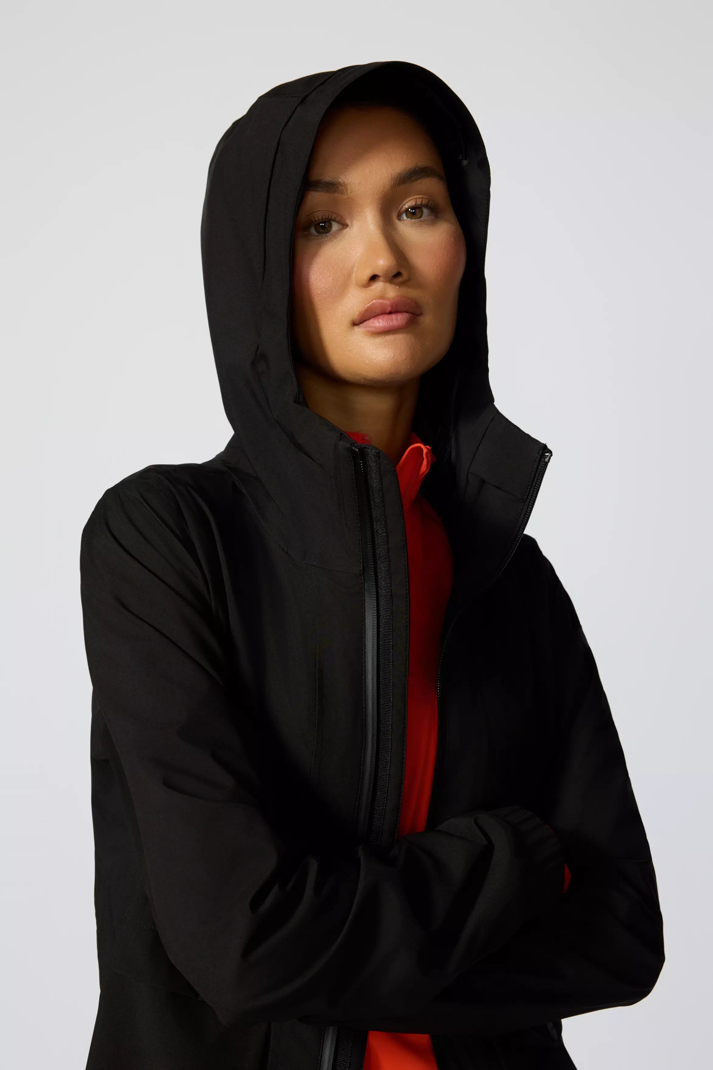 Chaqueta de lluvia de carga Tempest - Negro