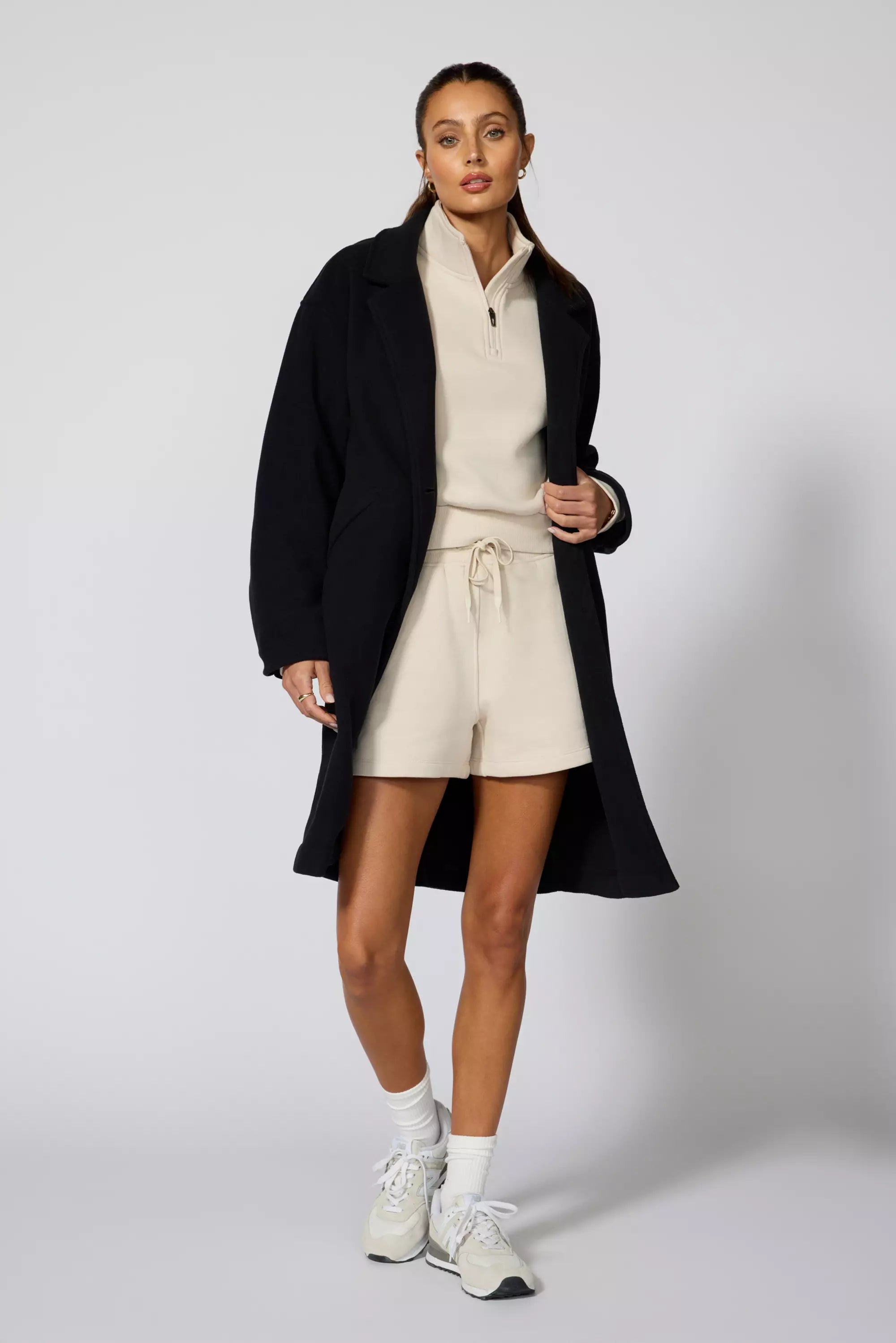 Elevate Overcoat - Black