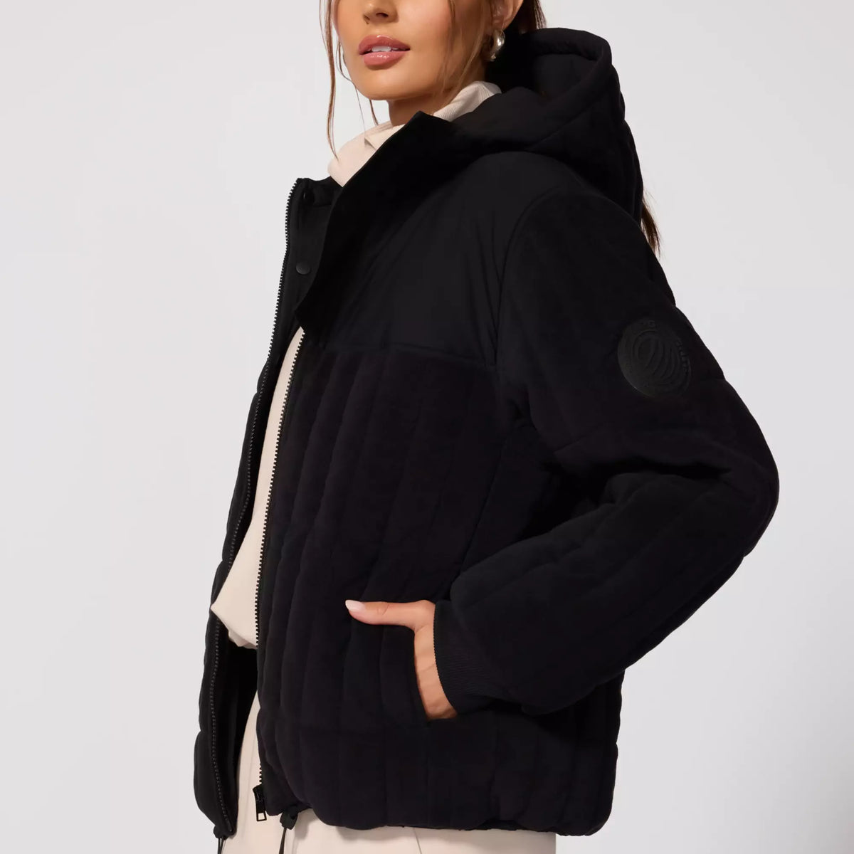 ジャケット・アウター PMO PADDED PULLOVER #1 BLACK ANCELLM - NYLON PADDED PULLOVER JACKET/BLACK | NapsNote