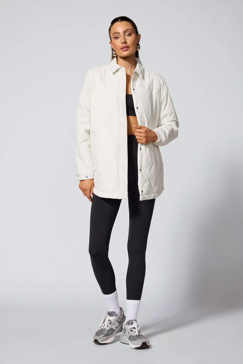 Fascinate Shirt Jacket - Pristine | MPG Sport