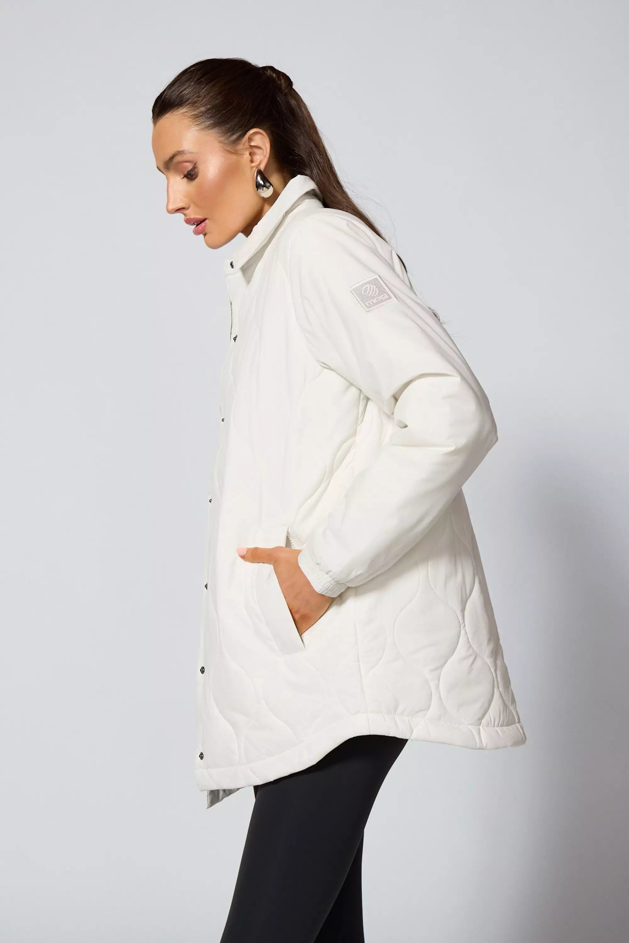 Fascinate Shirt Jacket - Pristine