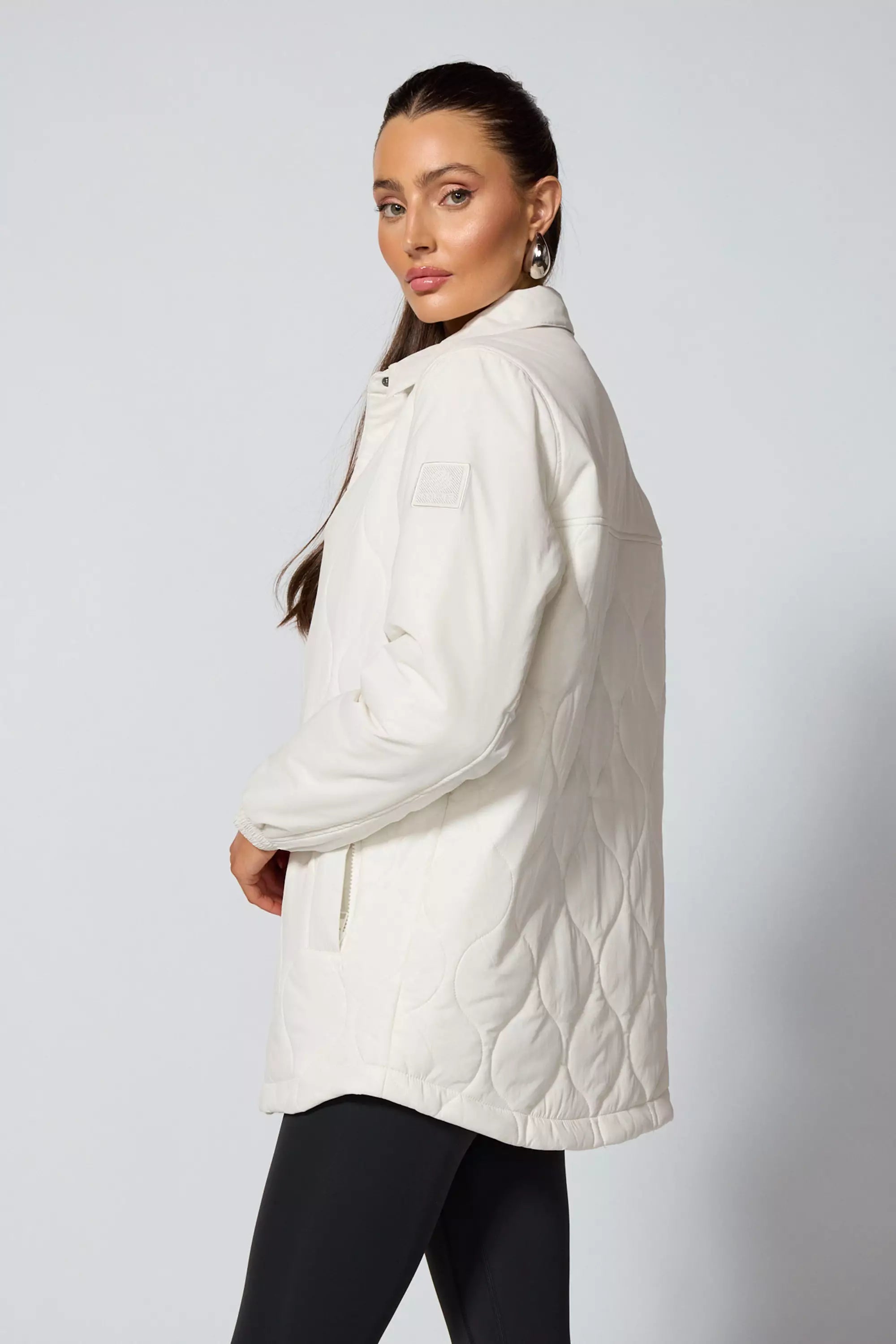 Fascinate Shirt Jacket - Pristine