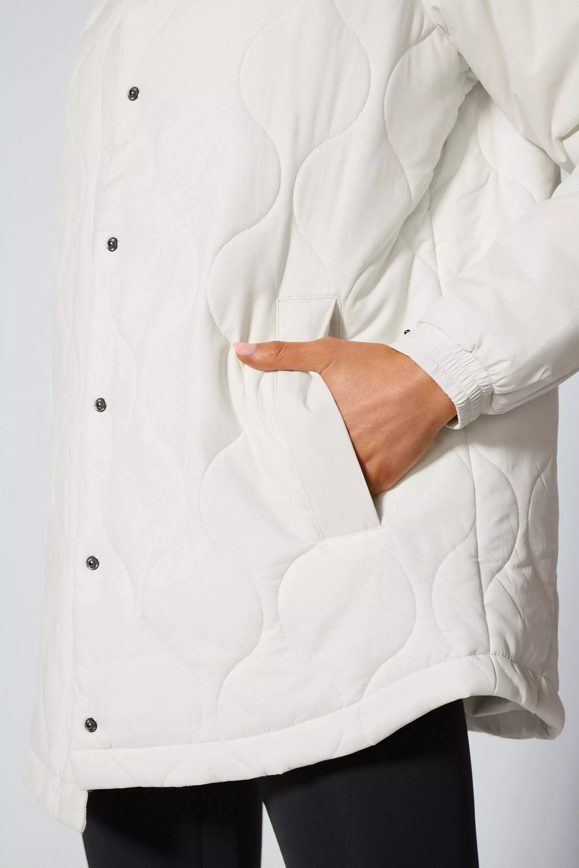 Fascinate Shirt Jacket - Pristine