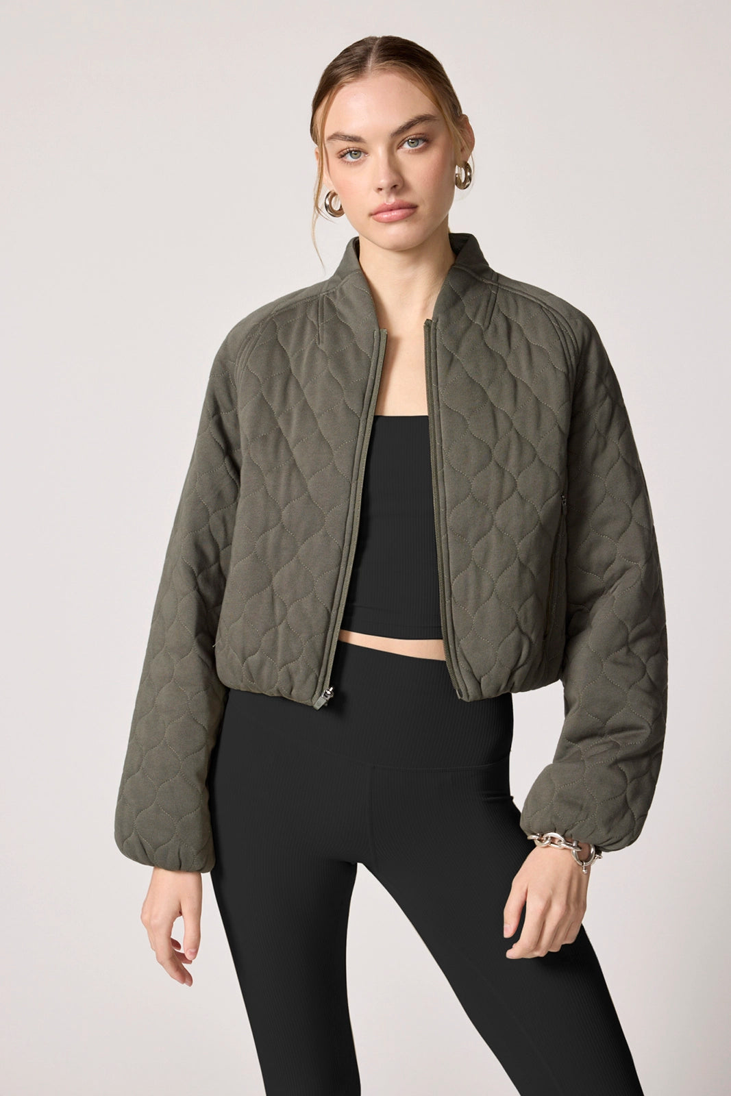 Flourish Quilted Cropped Jacket - Kambaba