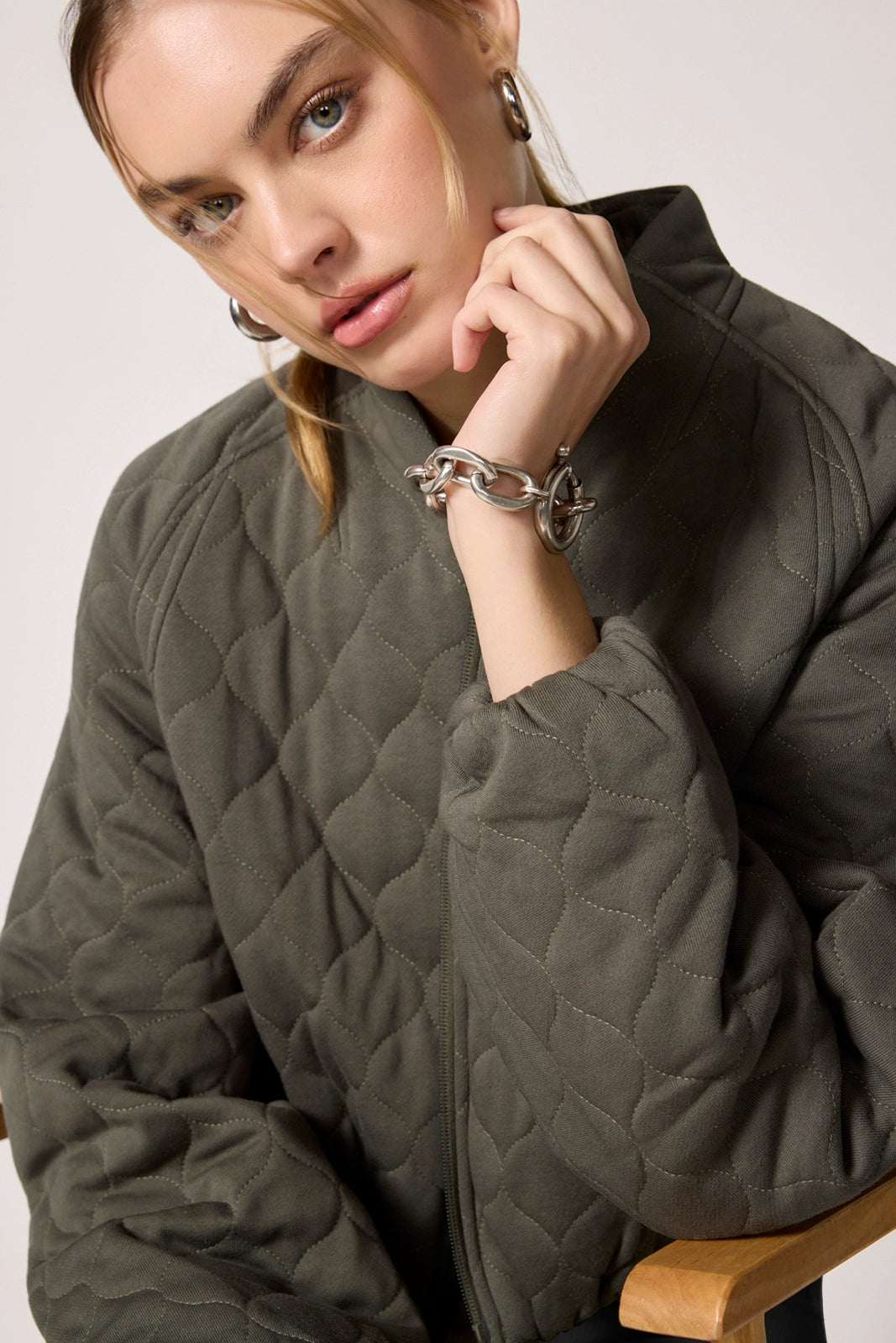 Flourish Quilted Cropped Jacket - Kambaba