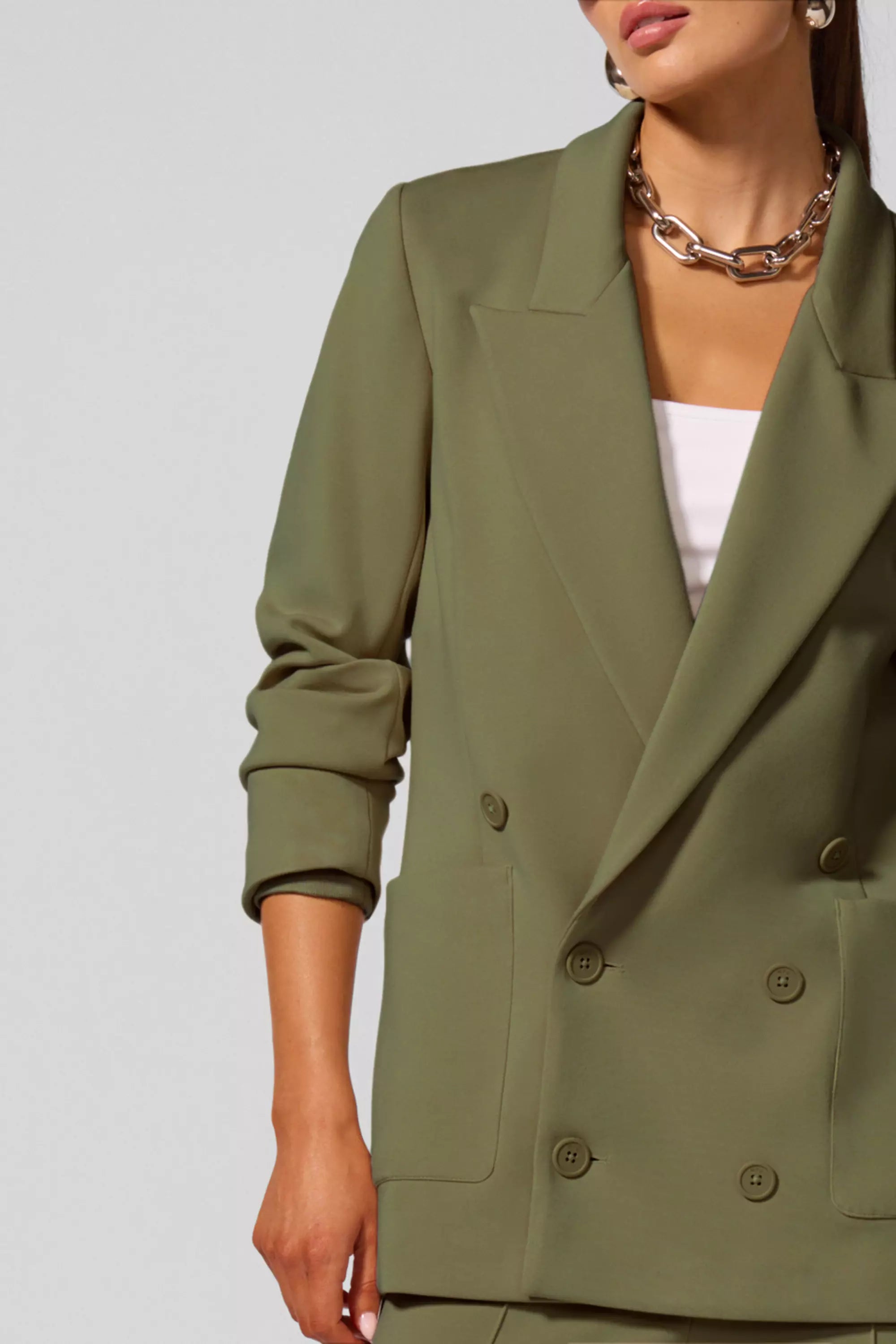 Blazer de doble pecho - Ivy Green