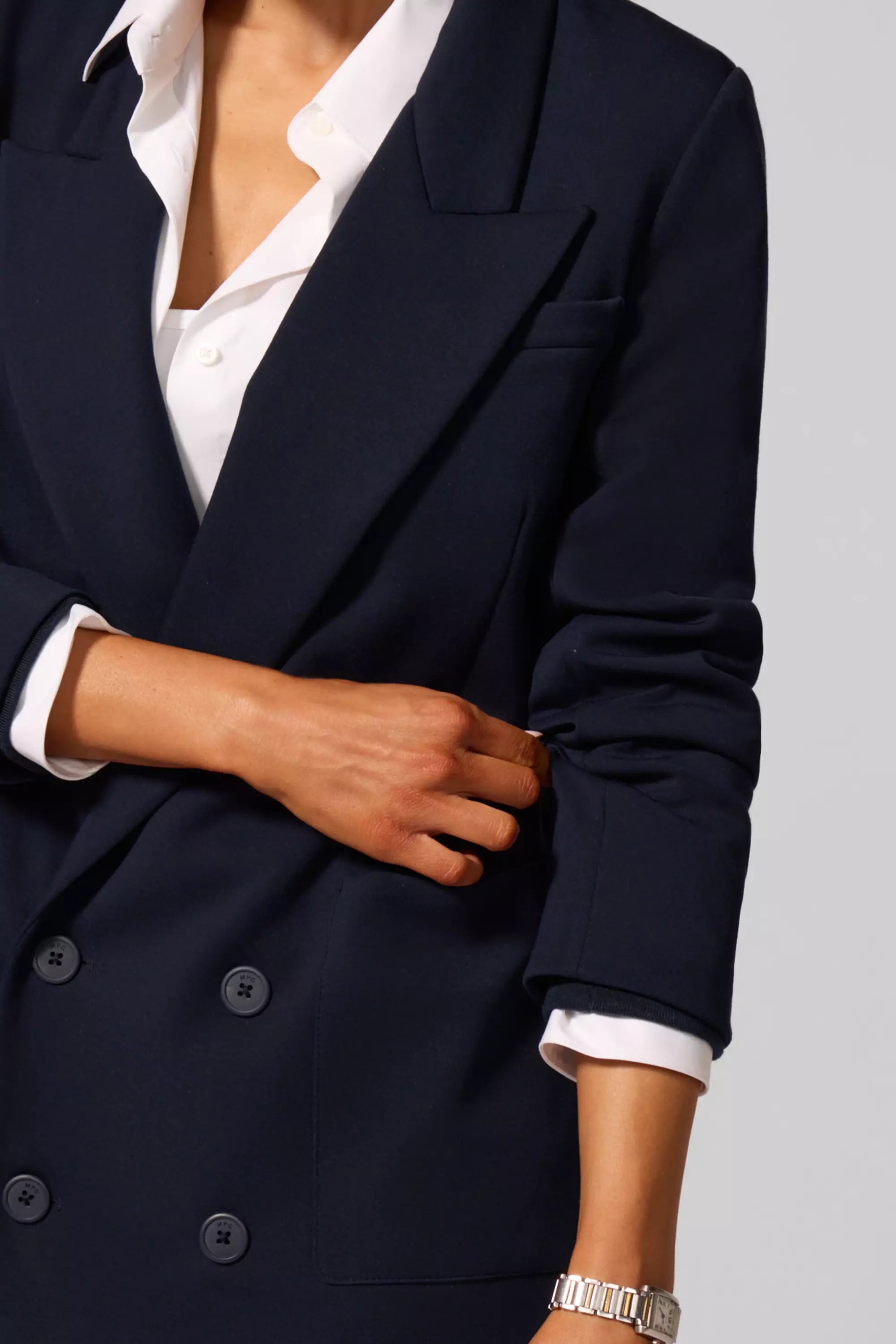 Double Breasted Blazer - Navy Blazer