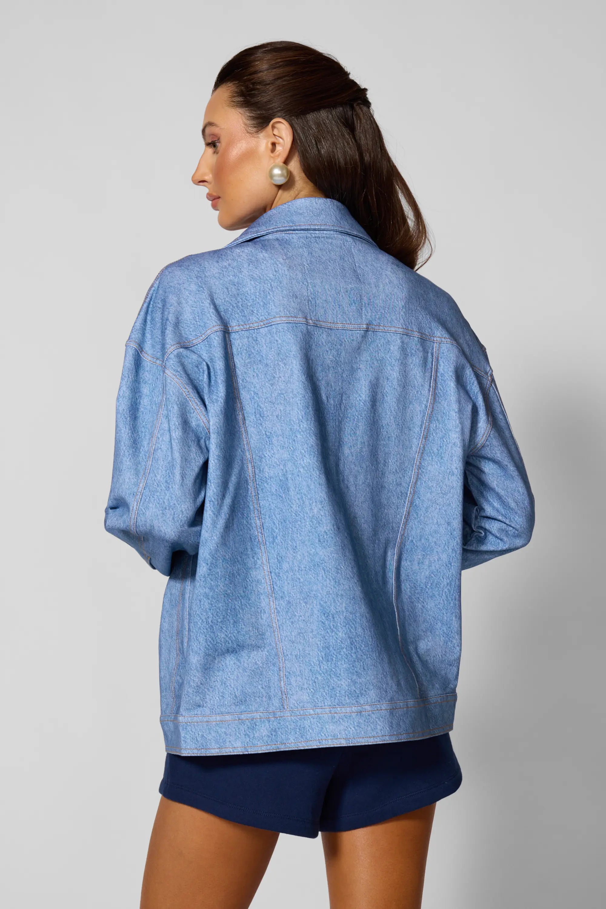 Trompe-l'oeil Jacket - Denim Wash