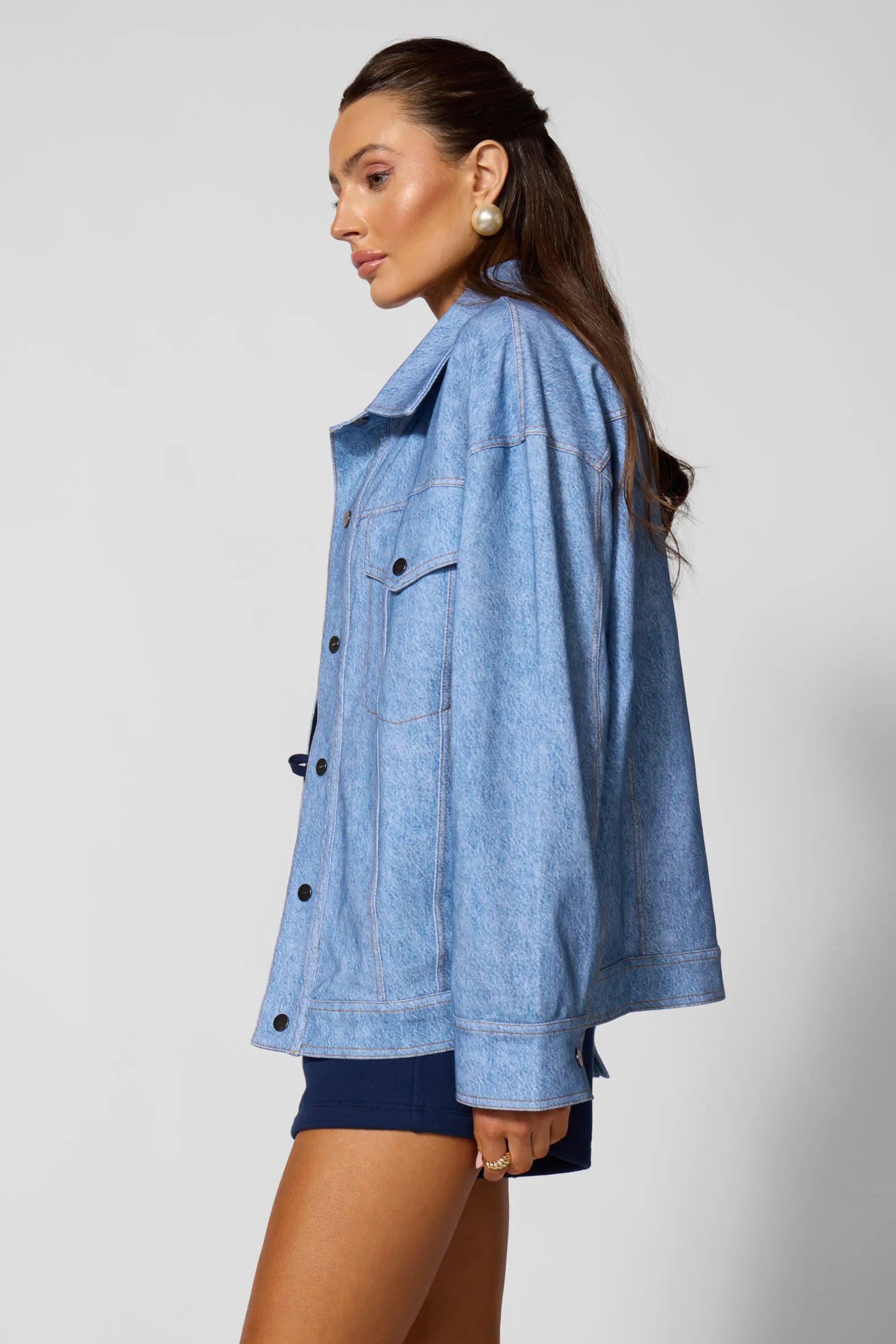 Trompe-l'oeil Jacket - Denim Wash