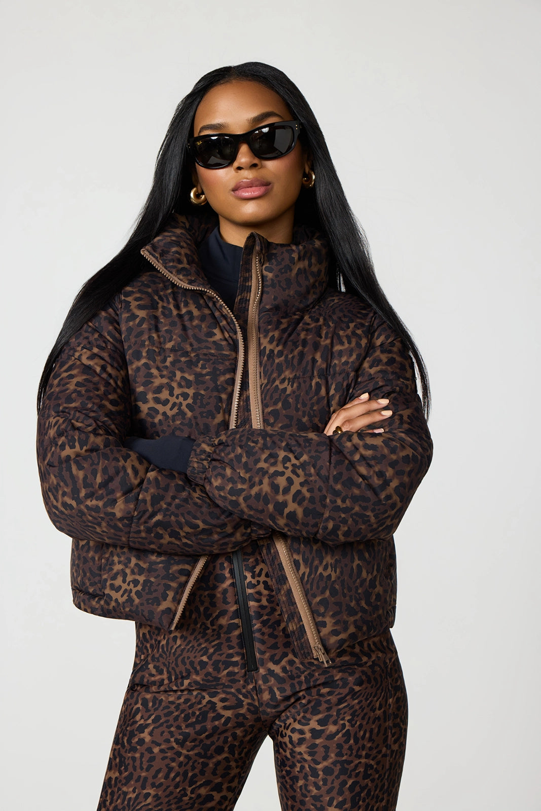 Matte Jacket Caribou Leopard