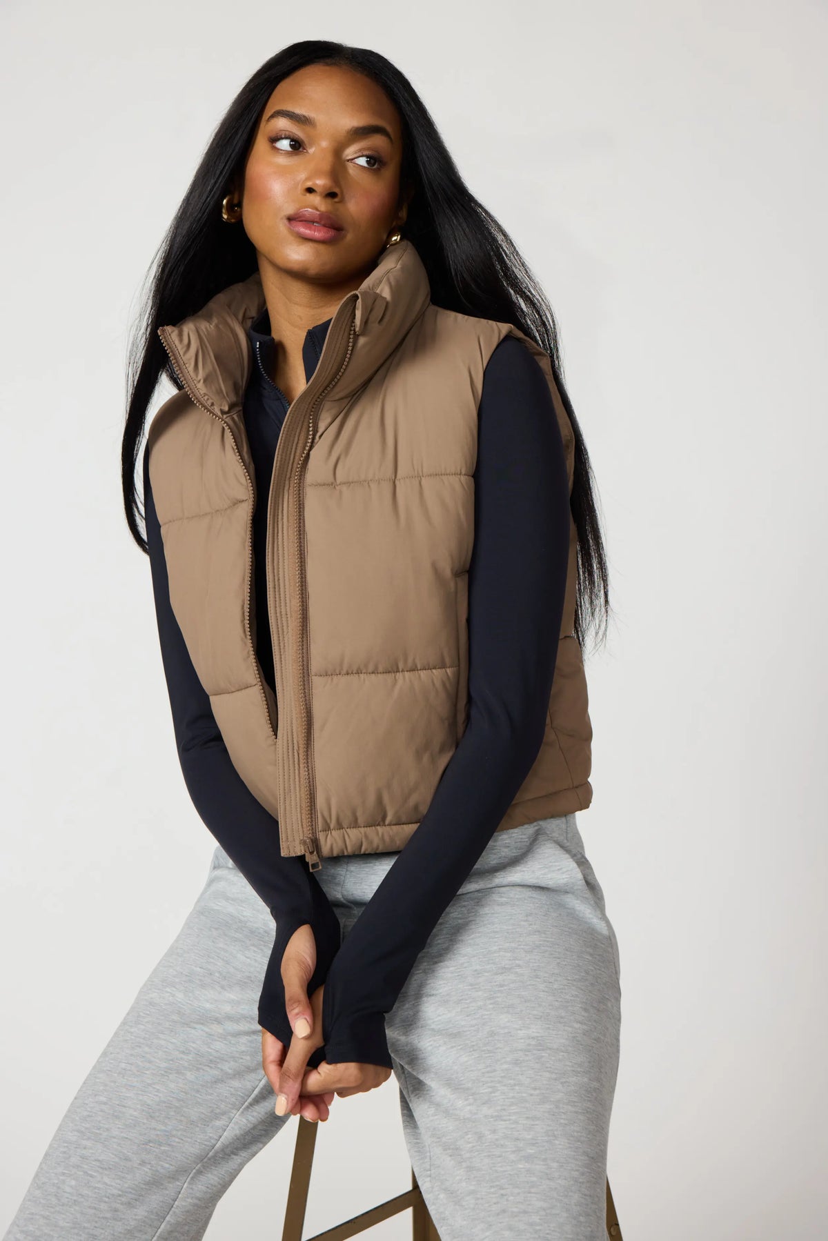 Matte Vest Caribou