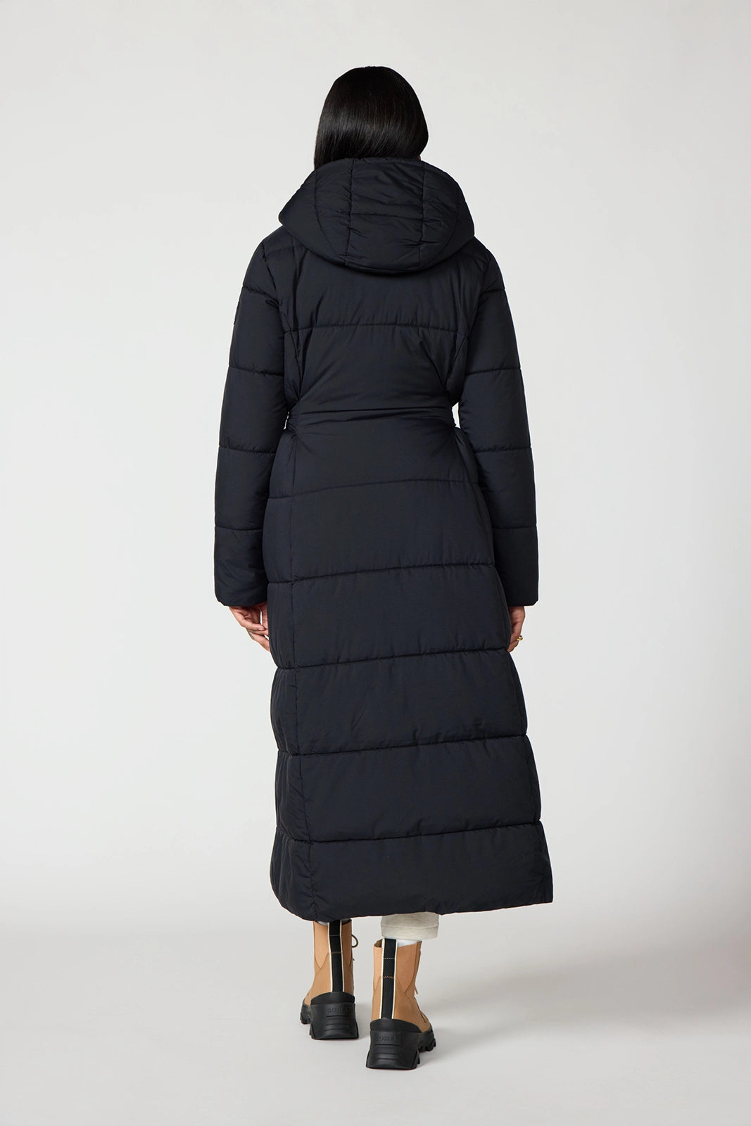 Long Full Zip Jacket - Black