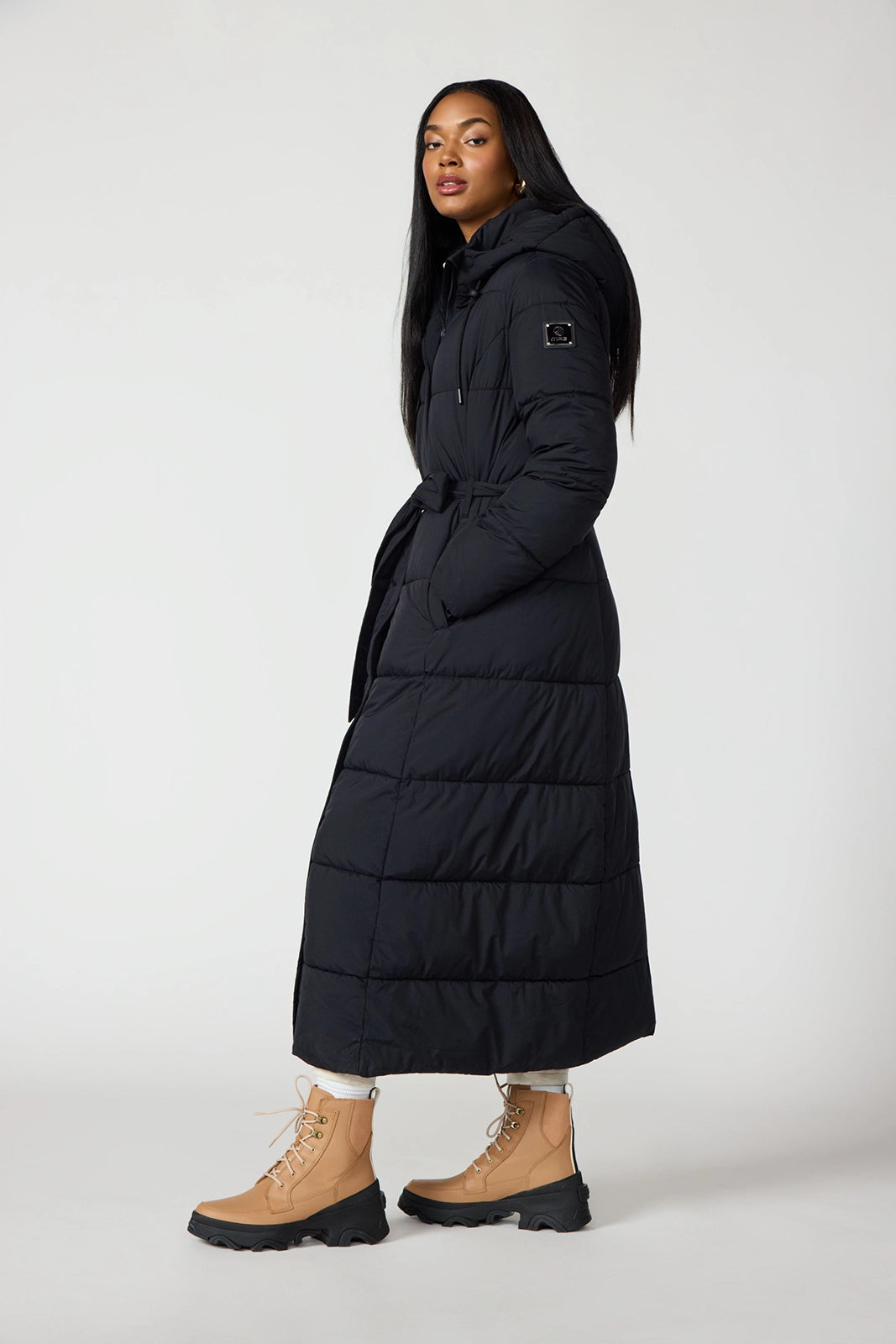 Long Full Zip Jacket - Black
