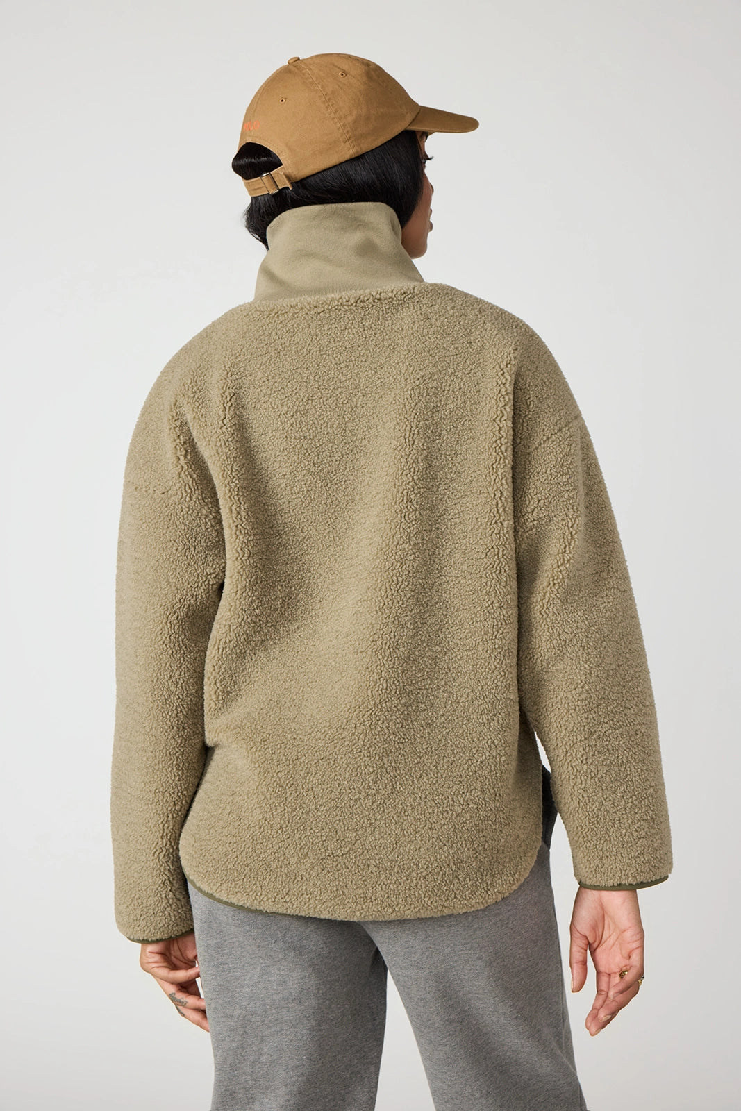 Berber Colour Block Jacket - Silver Sage